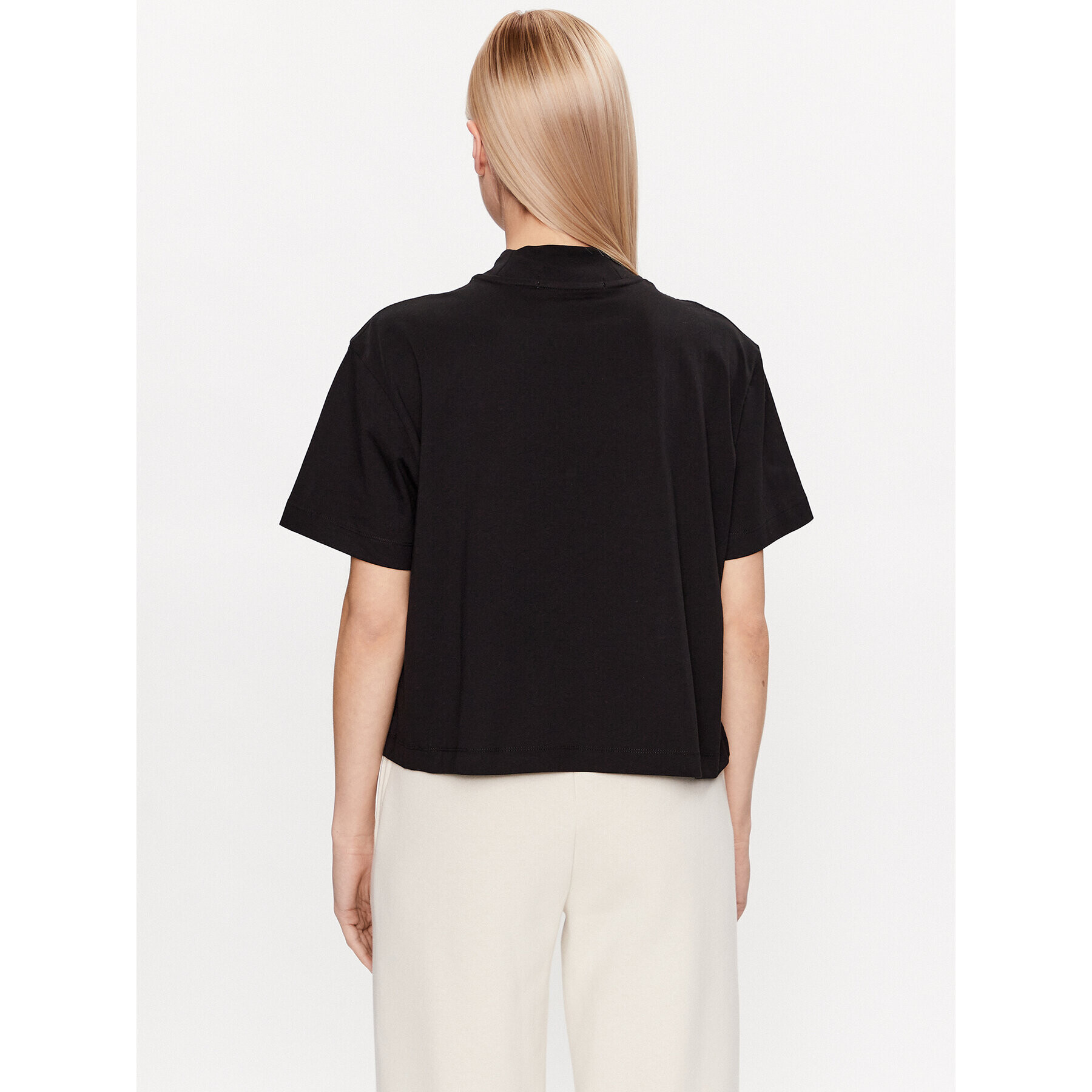 Calvin Klein Jeans Тишърт J20J222130 Черен Regular Fit - Pepit.bg