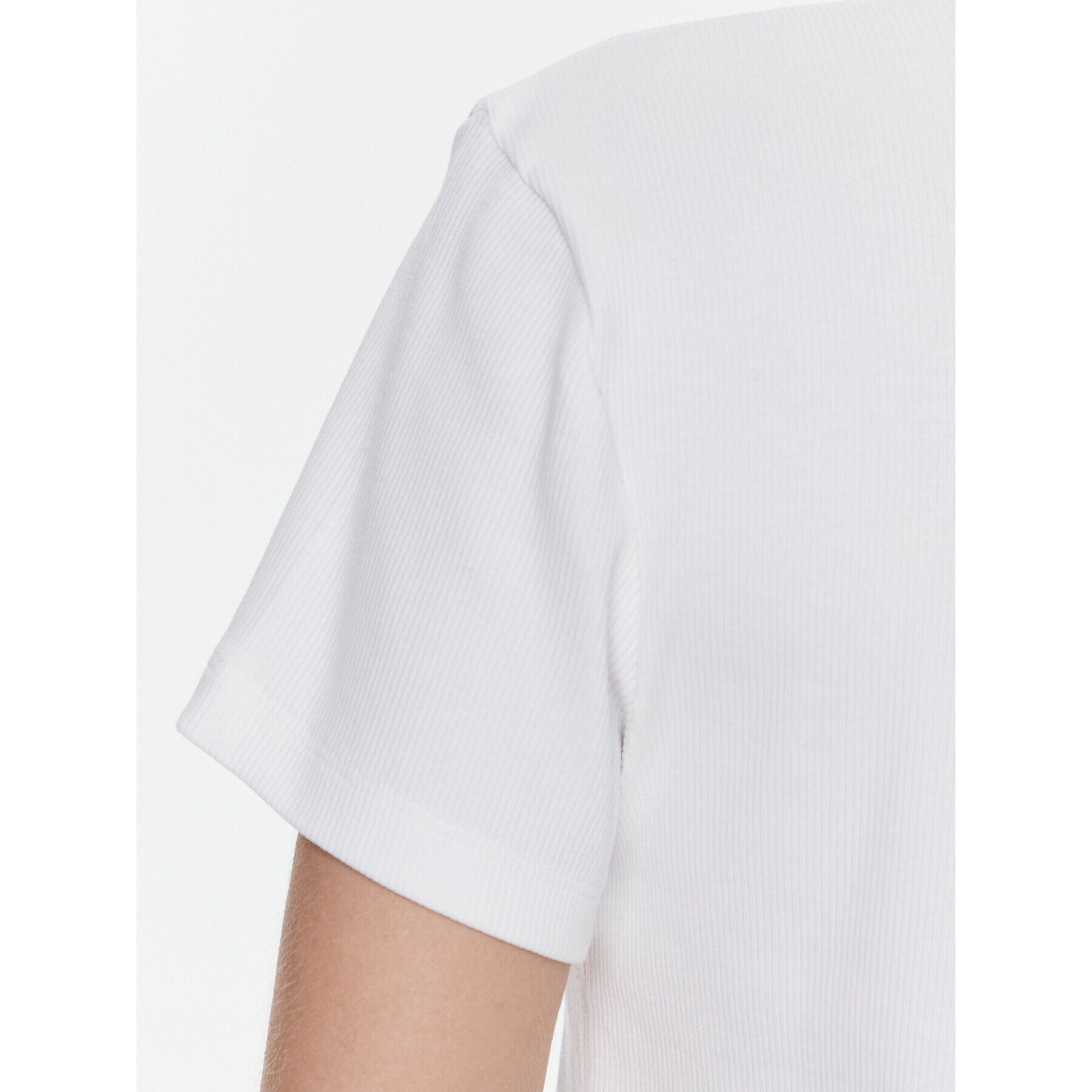 Calvin Klein Jeans Тишърт J20J222687 Бял Regular Fit - Pepit.bg