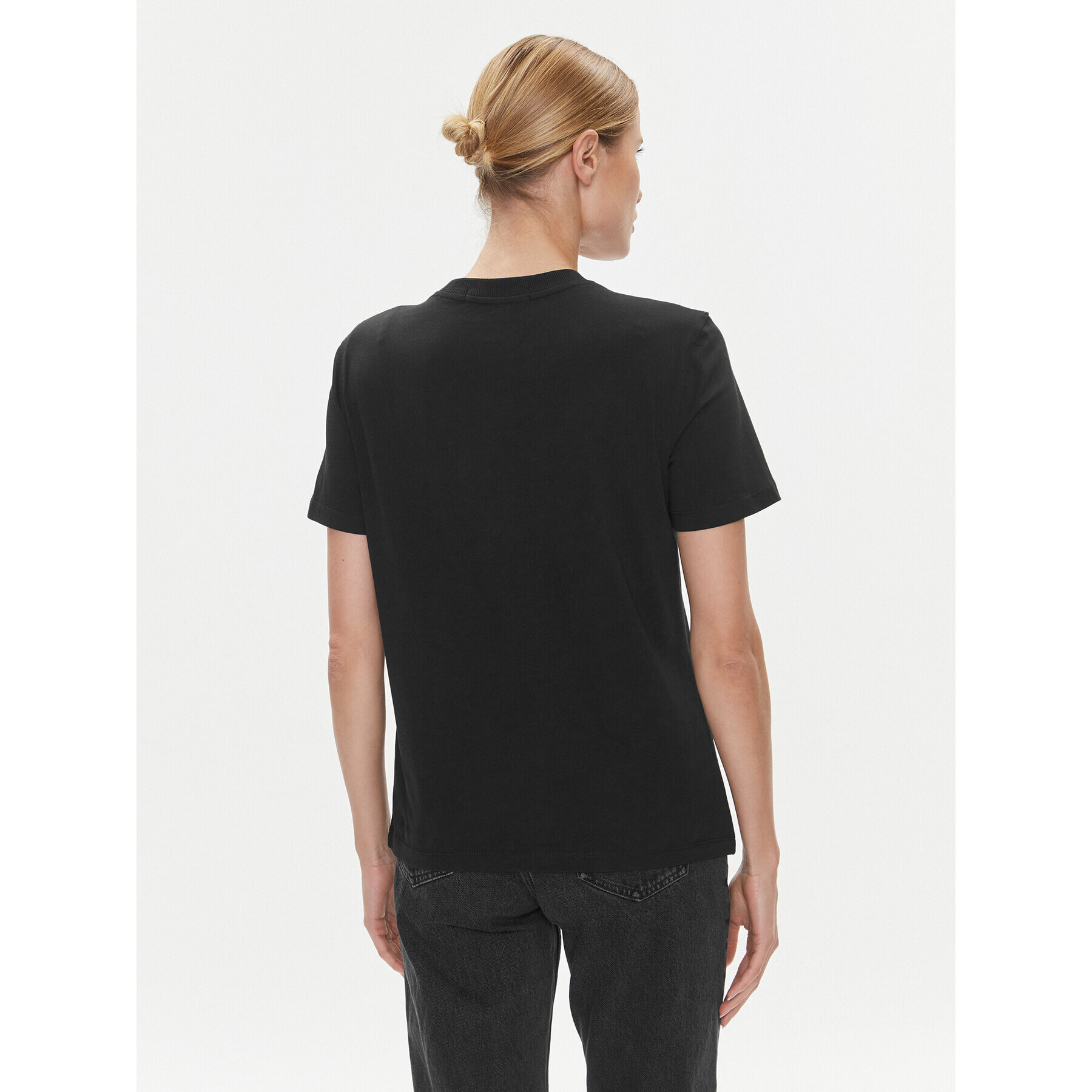 Calvin Klein Jeans Тишърт J20J223226 Черен Regular Fit - Pepit.bg