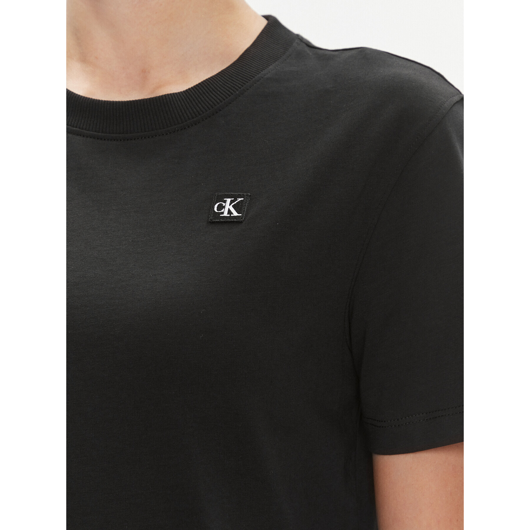 Calvin Klein Jeans Тишърт J20J223226 Черен Regular Fit - Pepit.bg