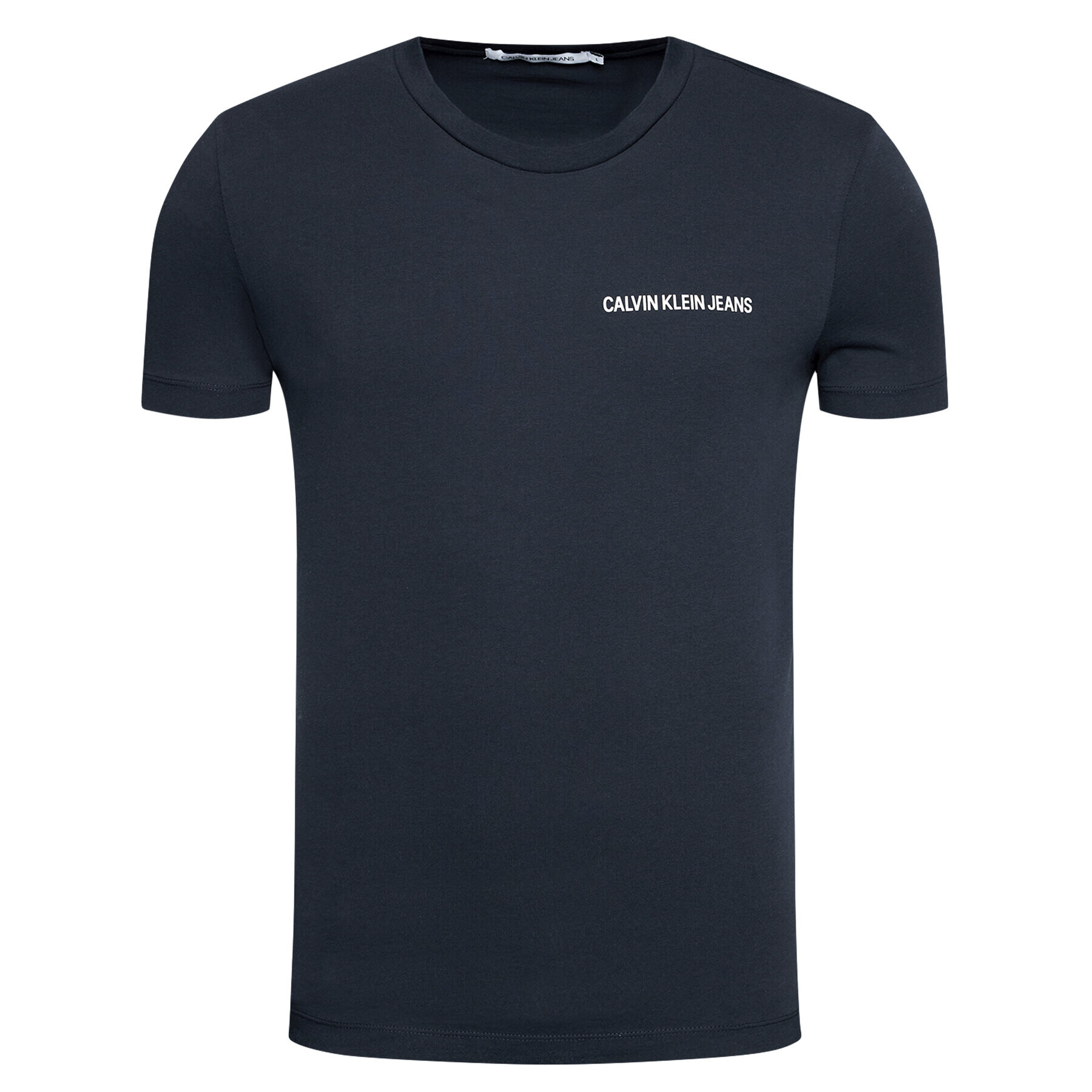 Calvin Klein Jeans Тишърт J30J307852 Тъмносин Regular Fit - Pepit.bg