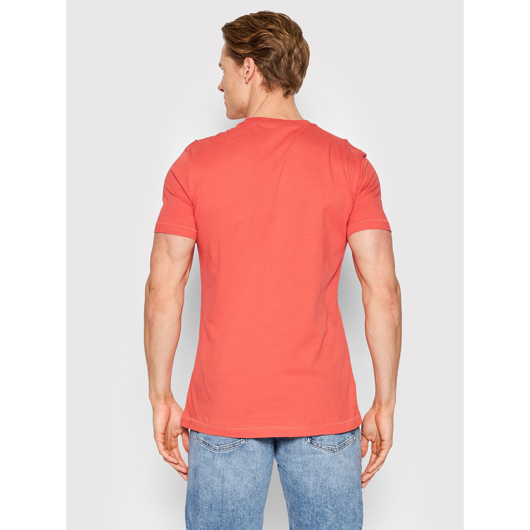 Calvin Klein Jeans Тишърт J30J307856 Червен Regular Fit - Pepit.bg