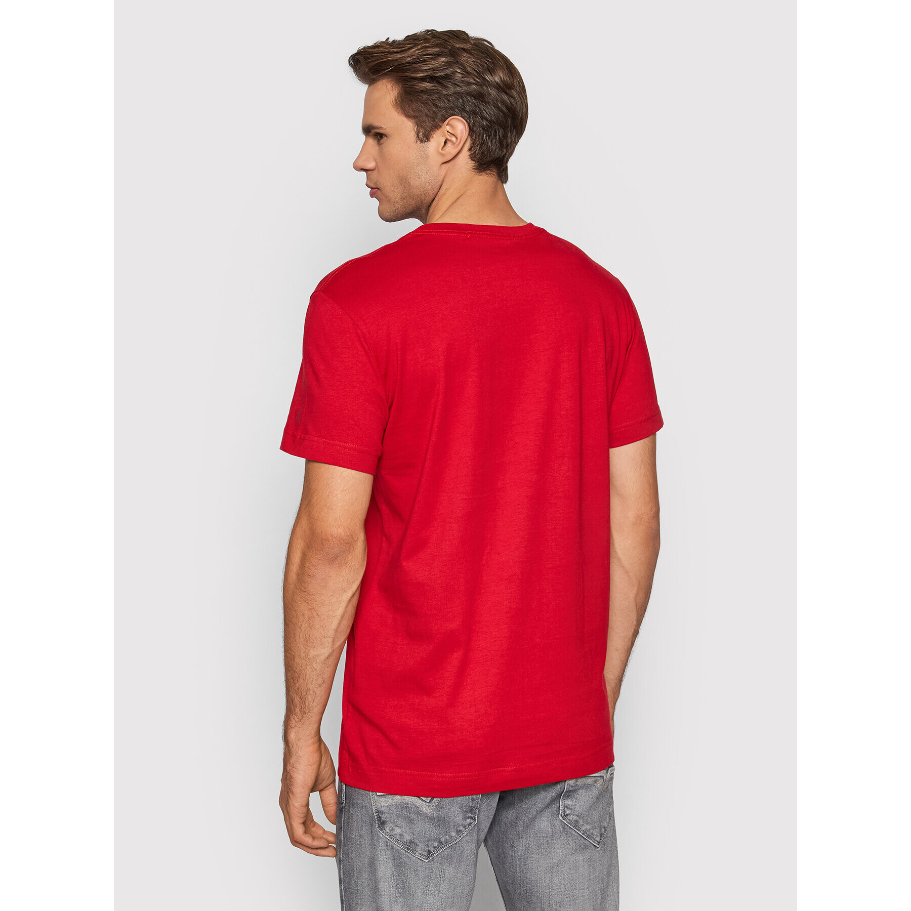 Calvin Klein Jeans Тишърт J30J318691 Червен Regular Fit - Pepit.bg