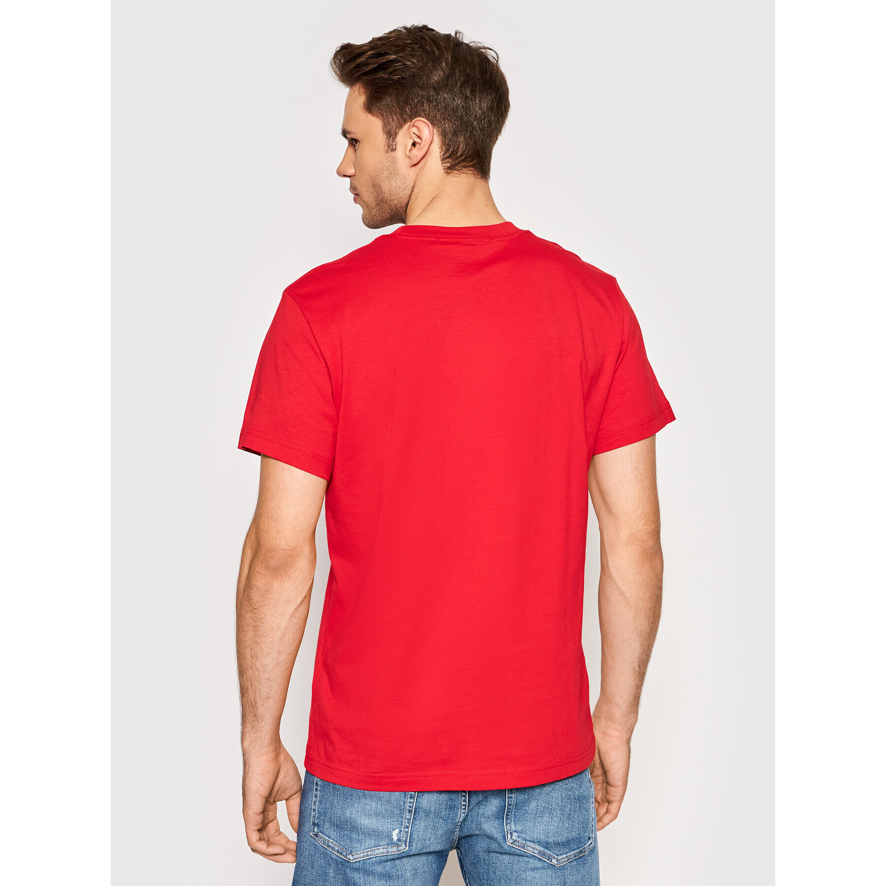 Calvin Klein Jeans Тишърт J30J318731 Червен Regular Fit - Pepit.bg