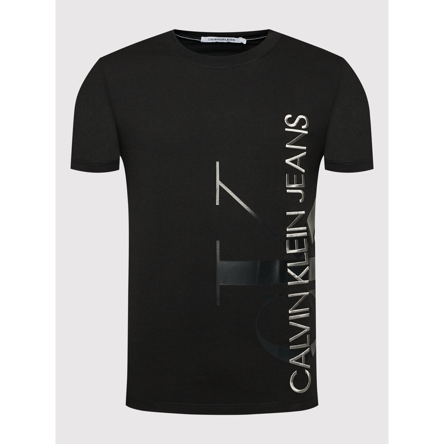 Calvin Klein Jeans Тишърт J30J318736 Черен Relaxed Fit - Pepit.bg