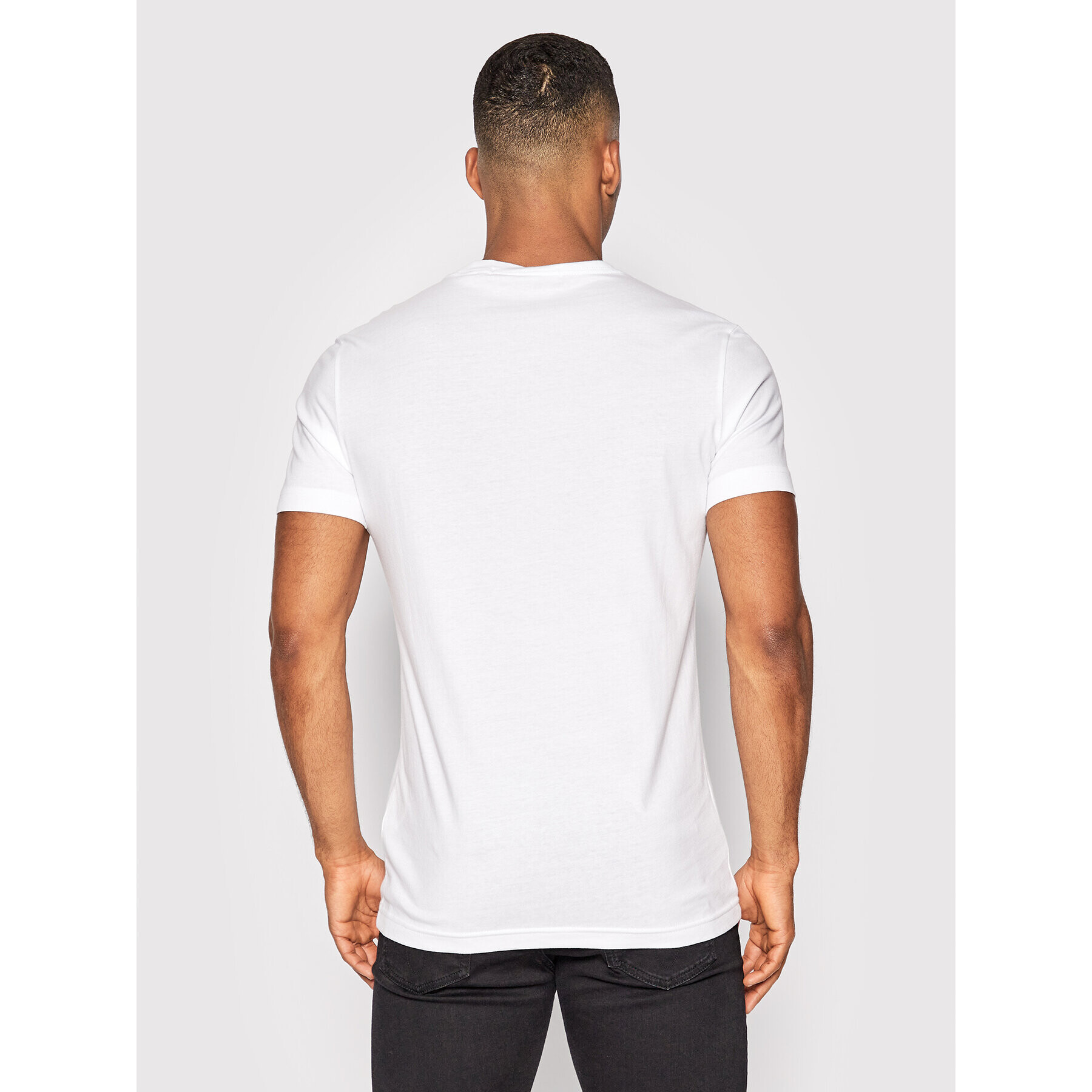 Calvin Klein Jeans Тишърт J30J320876 Бял Regular Fit - Pepit.bg