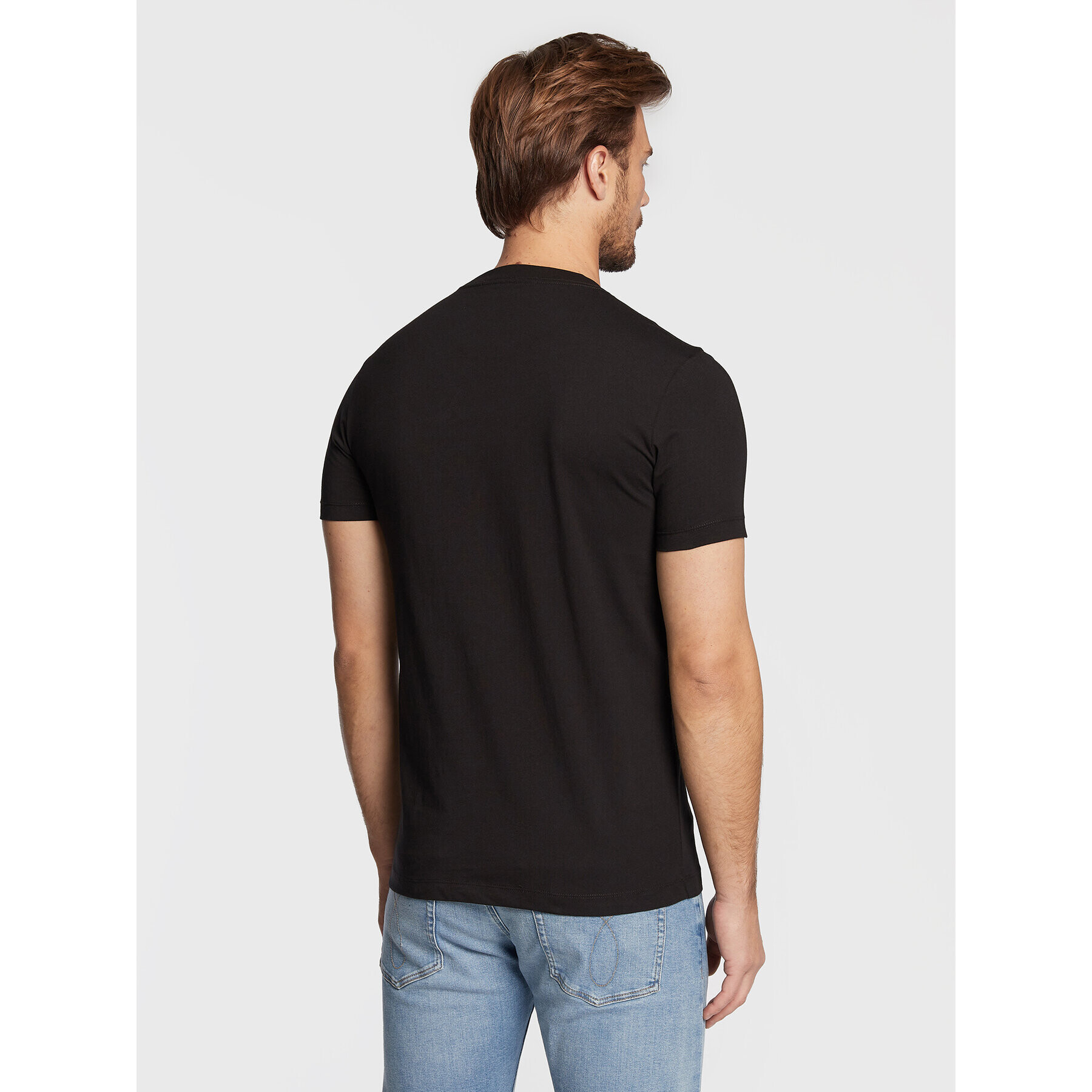 Calvin Klein Jeans Тишърт J30J321776 Черен Regular Fit - Pepit.bg