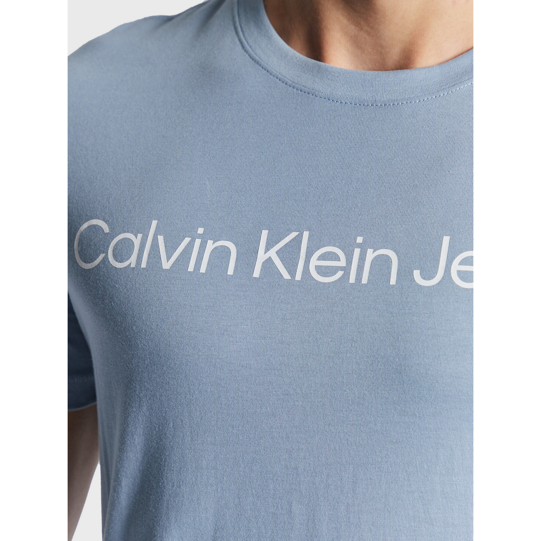 Calvin Klein Jeans Тишърт J30J322344 Син Regular Fit - Pepit.bg