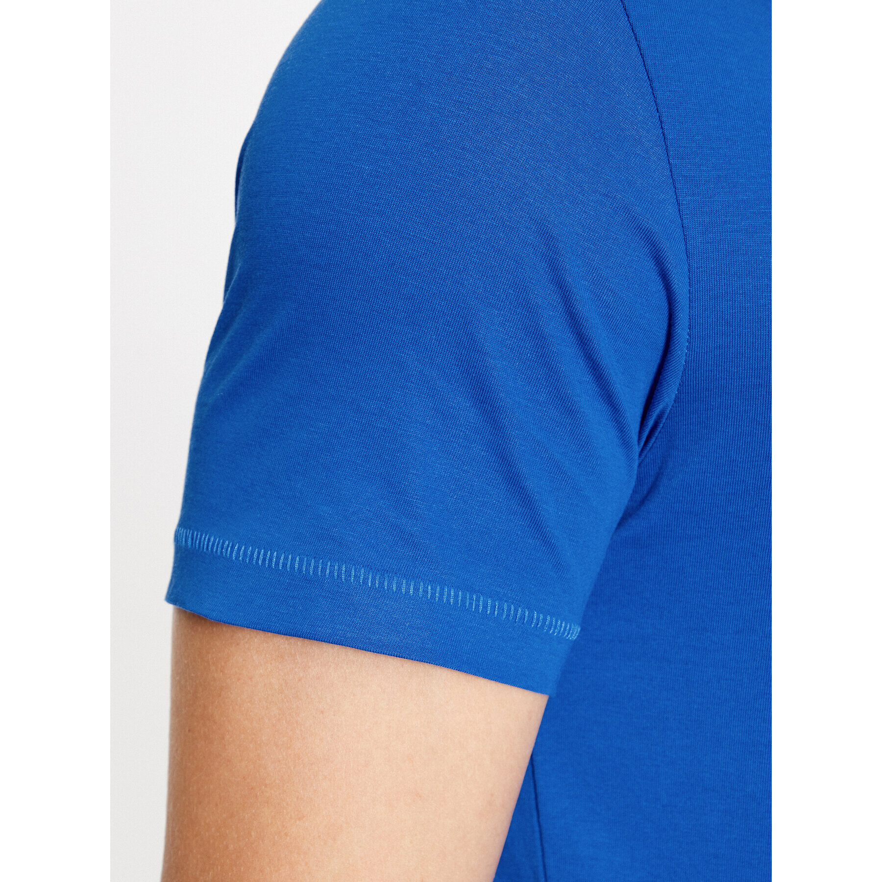 Calvin Klein Jeans Тишърт J30J322344 Син Slim Fit - Pepit.bg