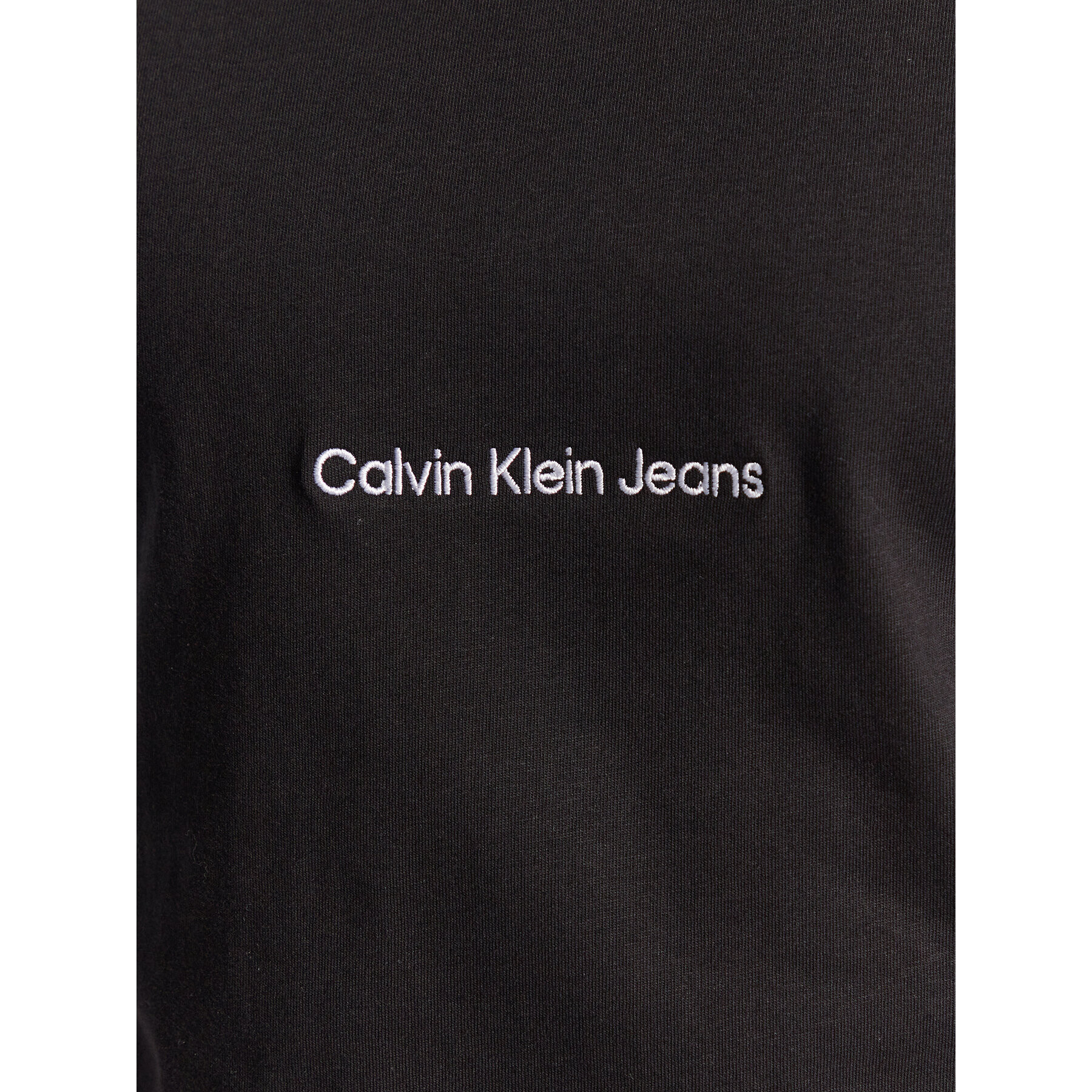 Calvin Klein Jeans Тишърт J30J322848 Черен Slim Fit - Pepit.bg