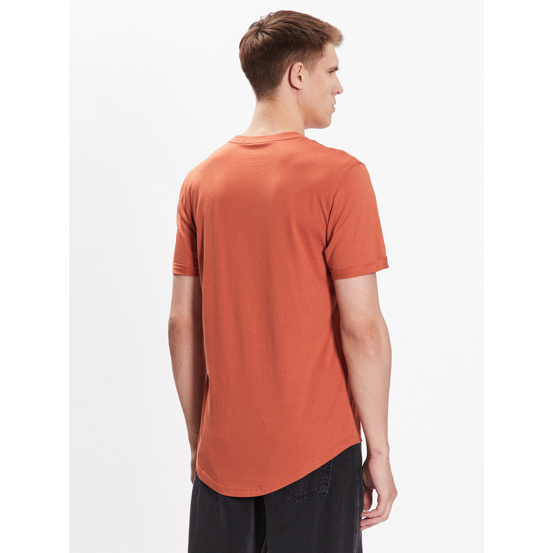 Calvin Klein Jeans Тишърт J30J323482 Кафяв Regular Fit - Pepit.bg