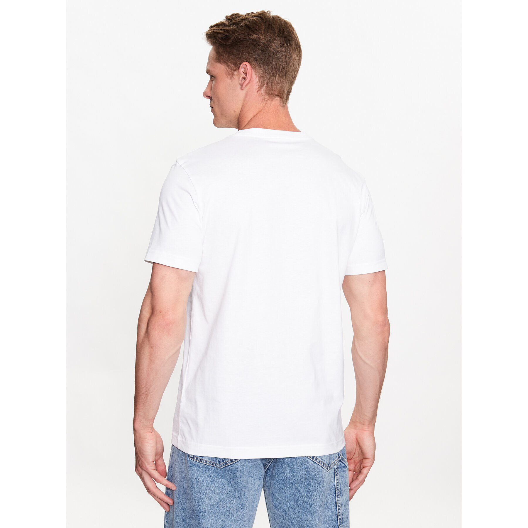 Calvin Klein Jeans Тишърт J30J323523 Бял Regular Fit - Pepit.bg