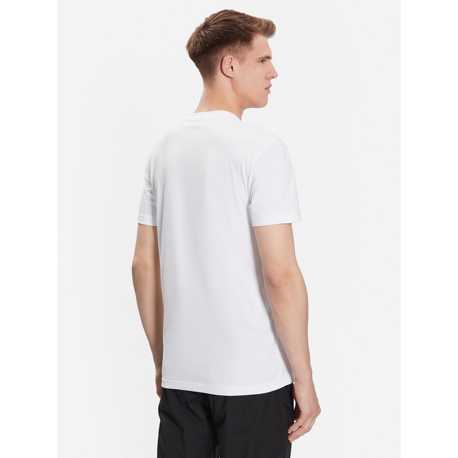 Calvin Klein Jeans Тишърт J30J324206 Бял Regular Fit - Pepit.bg