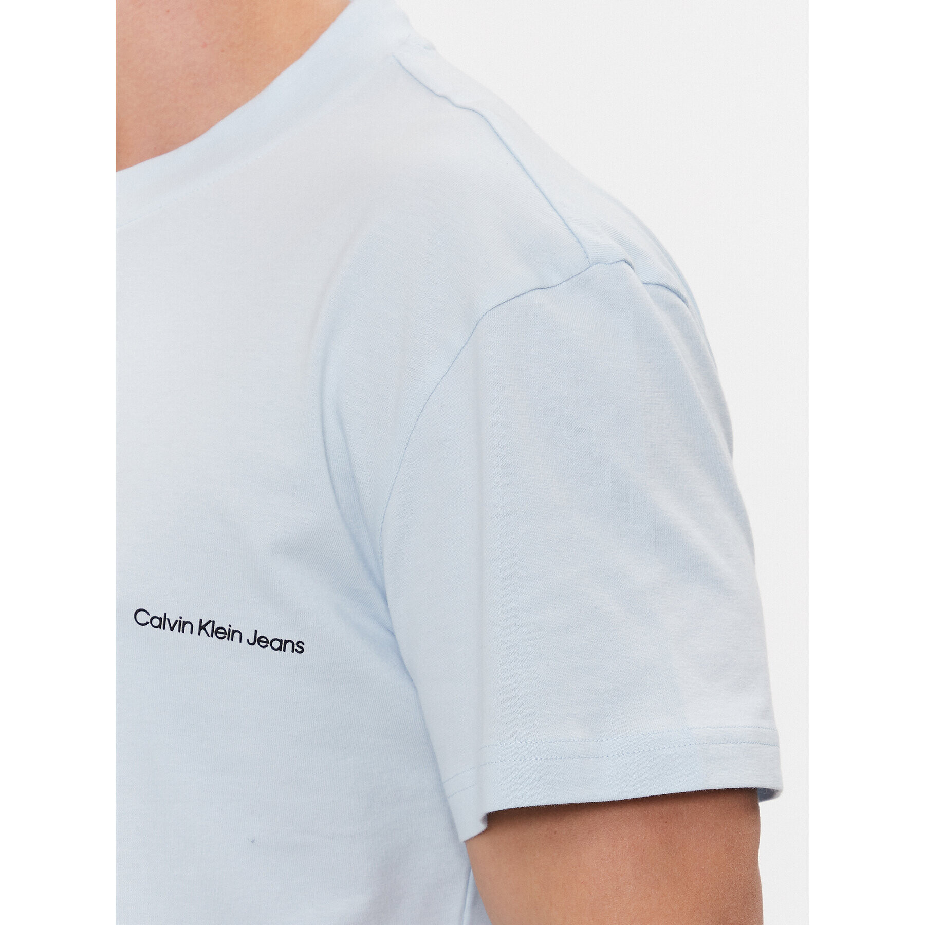 Calvin Klein Jeans Тишърт Logo Repeat J30J324668 Син Regular Fit - Pepit.bg