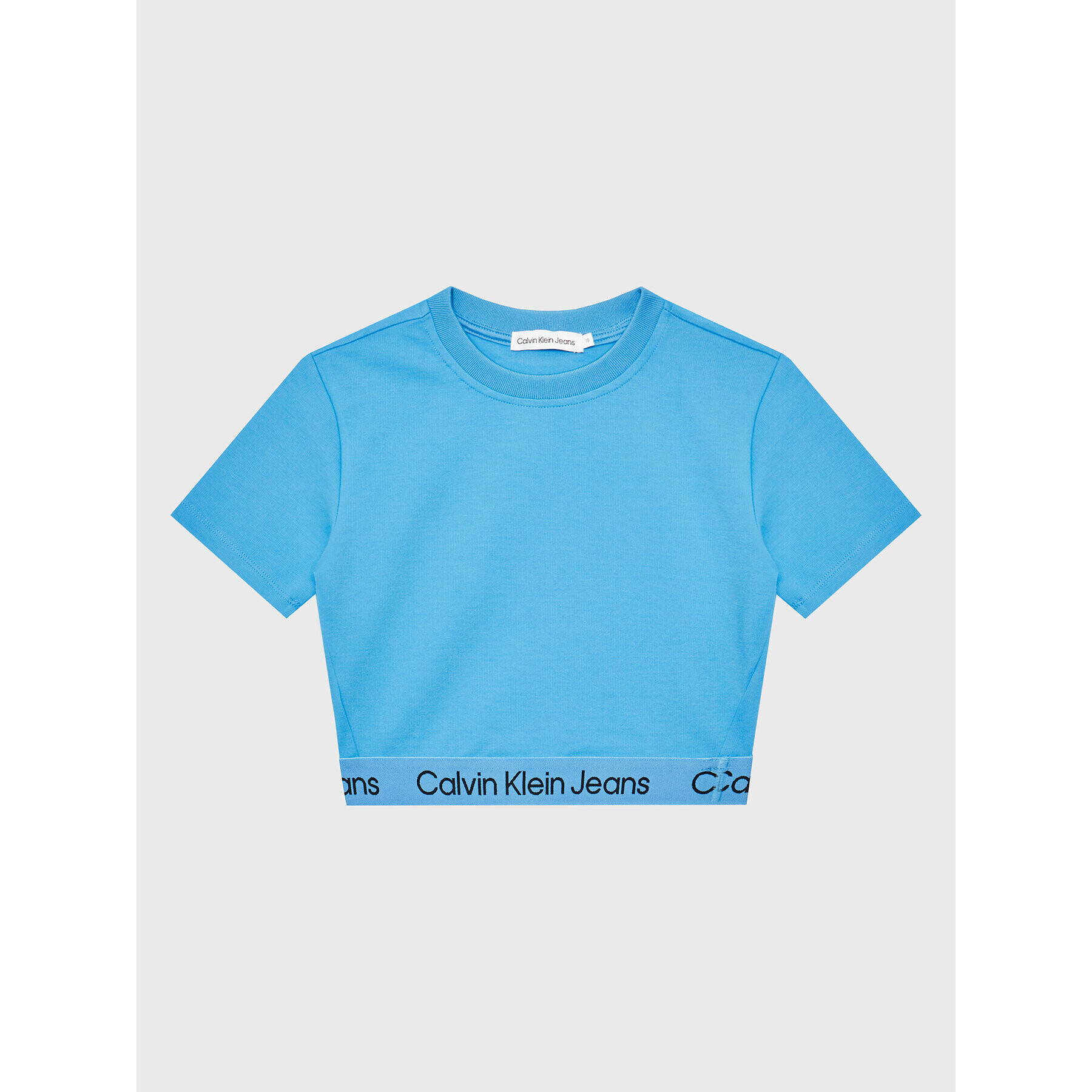 Calvin Klein Jeans Тишърт Logo Tape IG0IG01948 Син Regular Fit - Pepit.bg