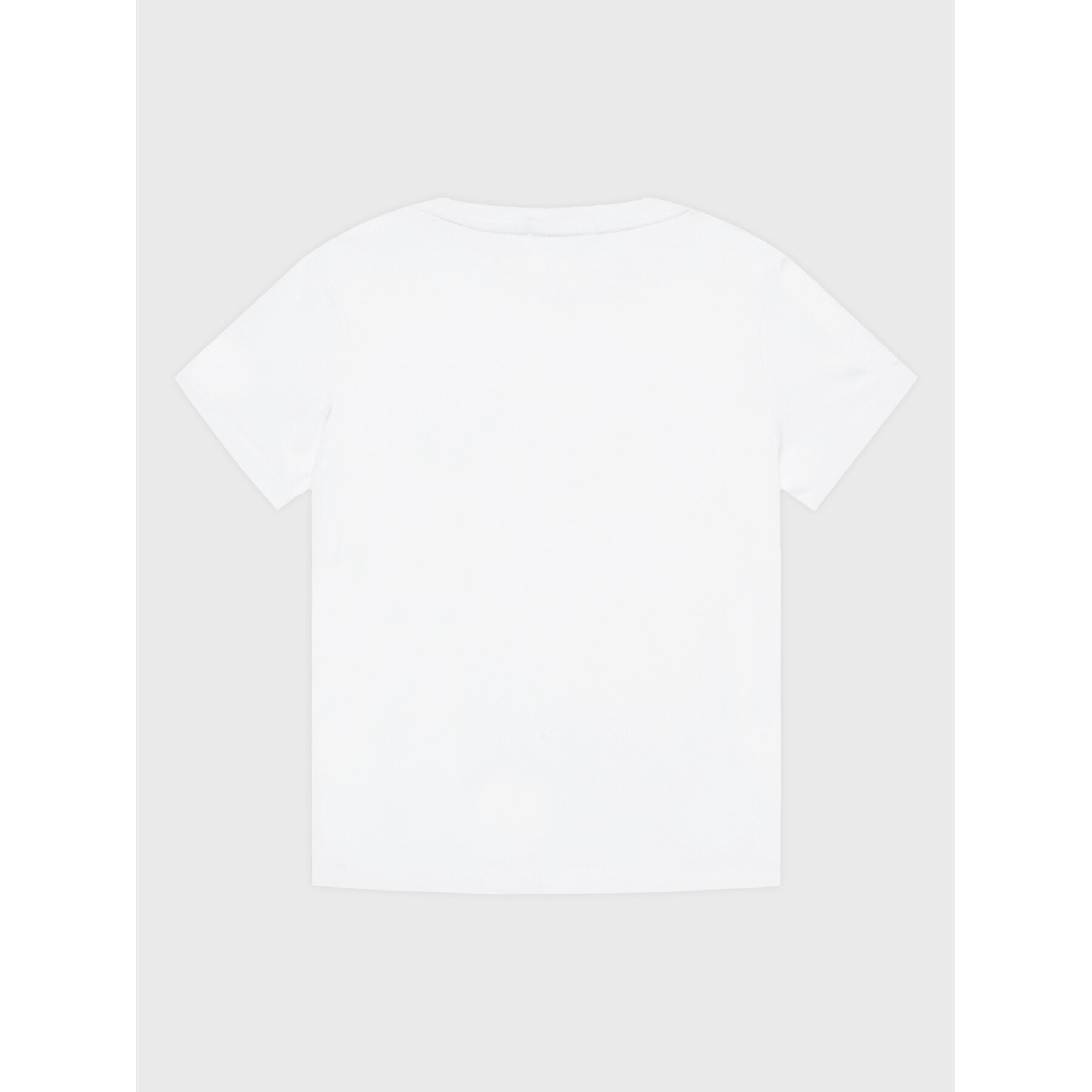 Calvin Klein Jeans Тишърт Maxi Block Logo IB0IB01647 Бял Regular Fit - Pepit.bg