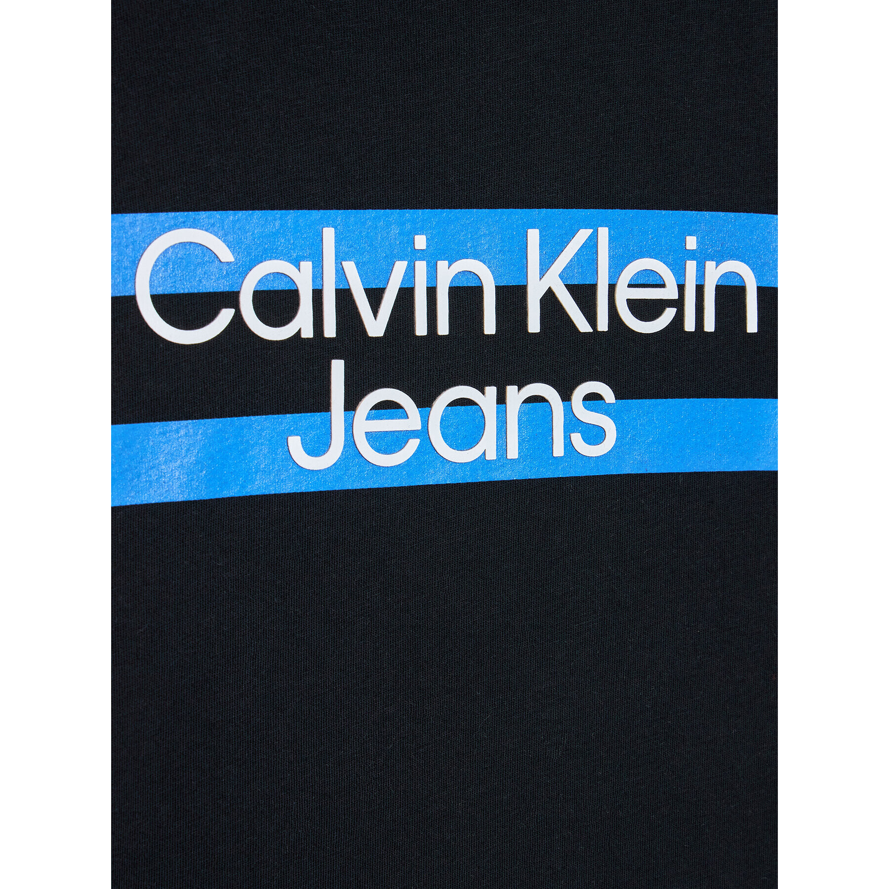 Calvin Klein Jeans Тишърт Maxi Block Logo IB0IB01647 Черен Regular Fit - Pepit.bg