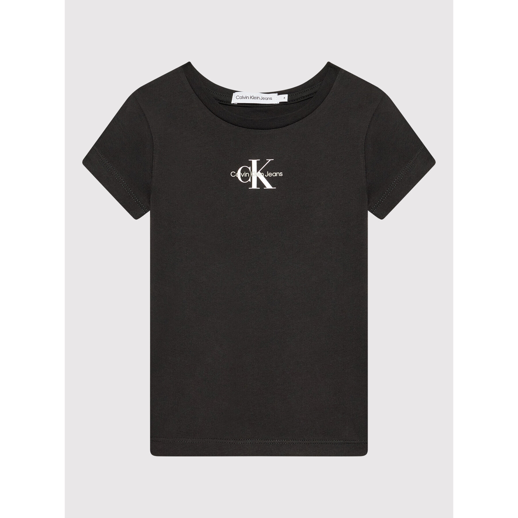 Calvin Klein Jeans Тишърт Micro Monogram IG0IG01470 Черен Slim Fit - Pepit.bg