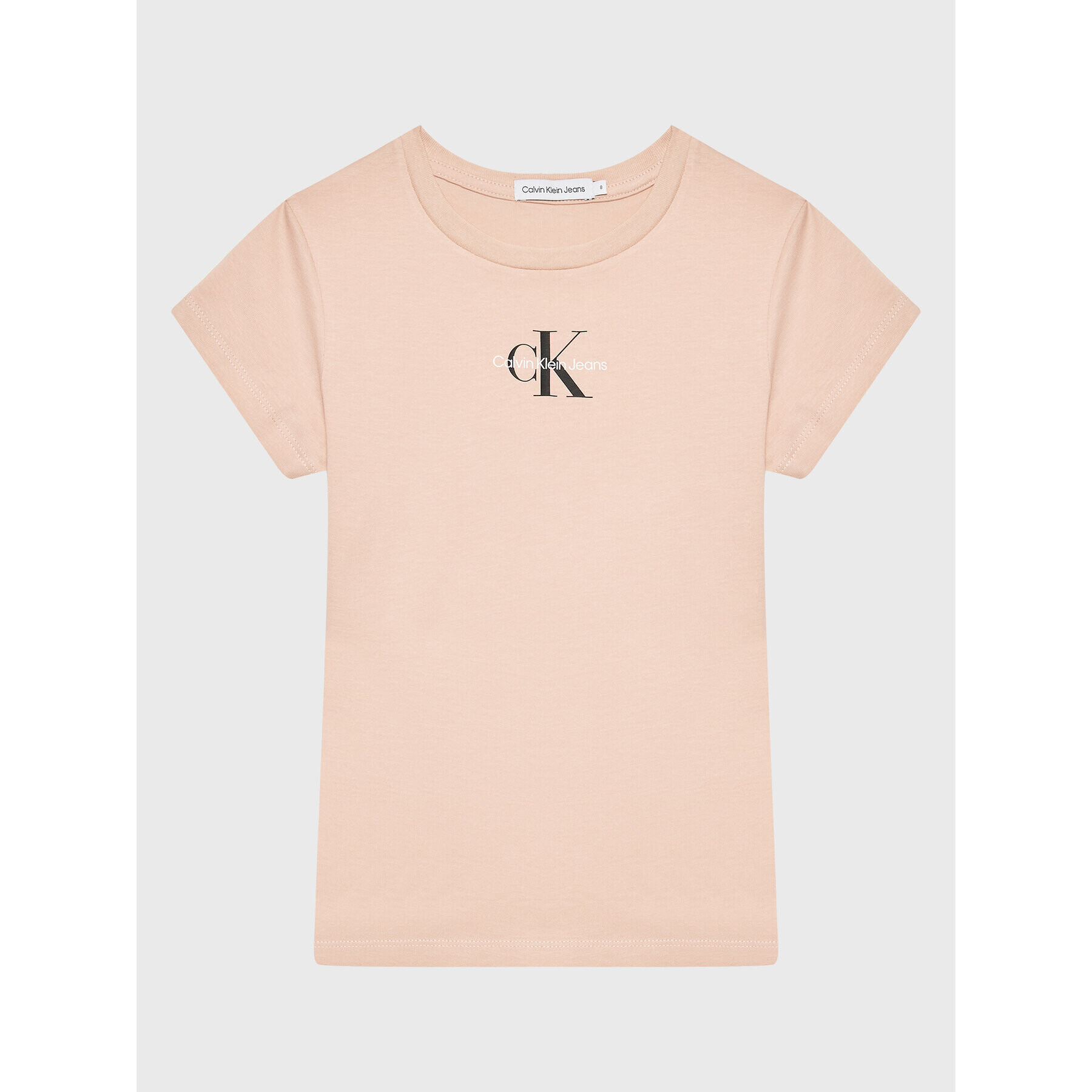 Calvin Klein Jeans Тишърт Micro Monogram IG0IG01470 Розов Regular Fit - Pepit.bg