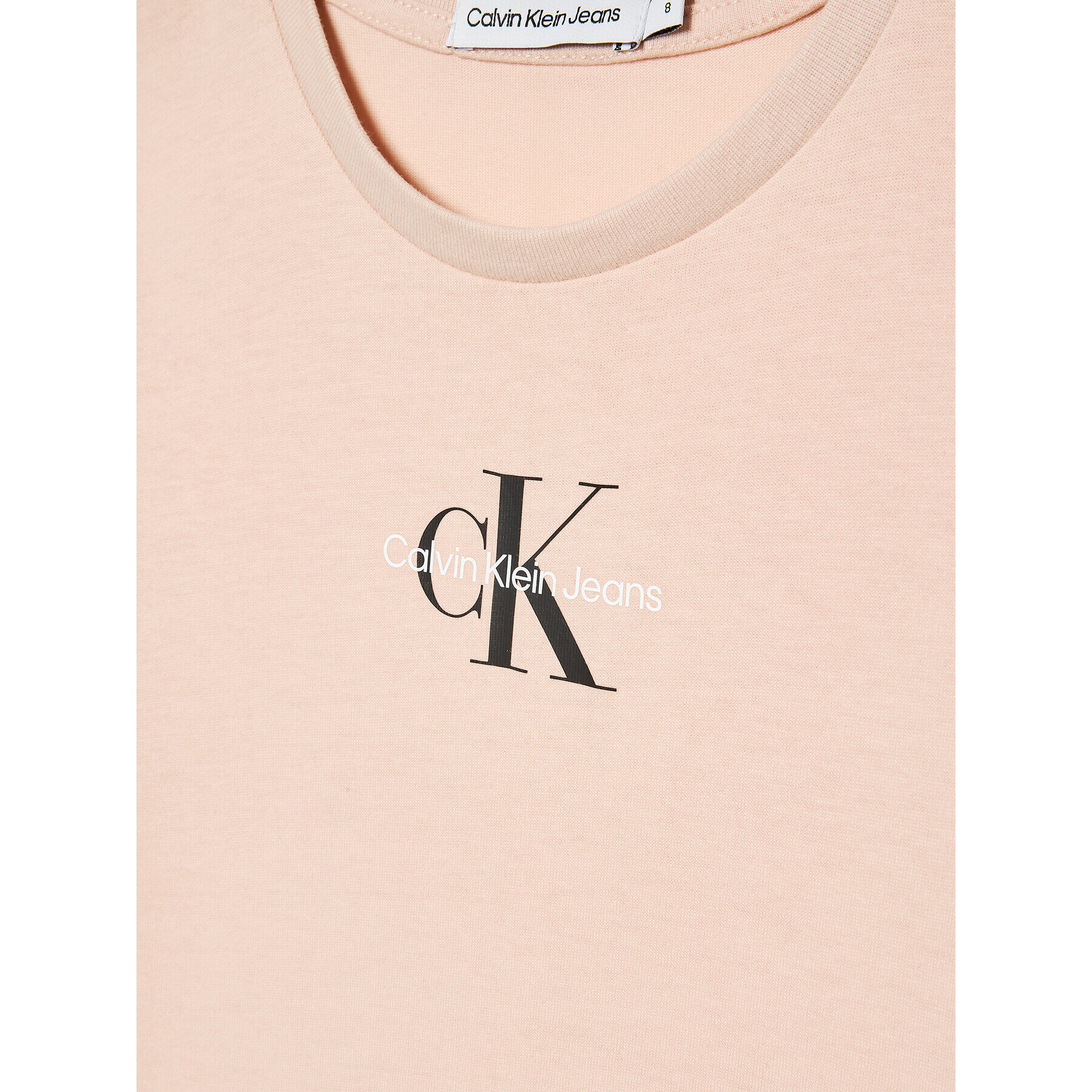 Calvin Klein Jeans Тишърт Micro Monogram IG0IG01470 Розов Regular Fit - Pepit.bg
