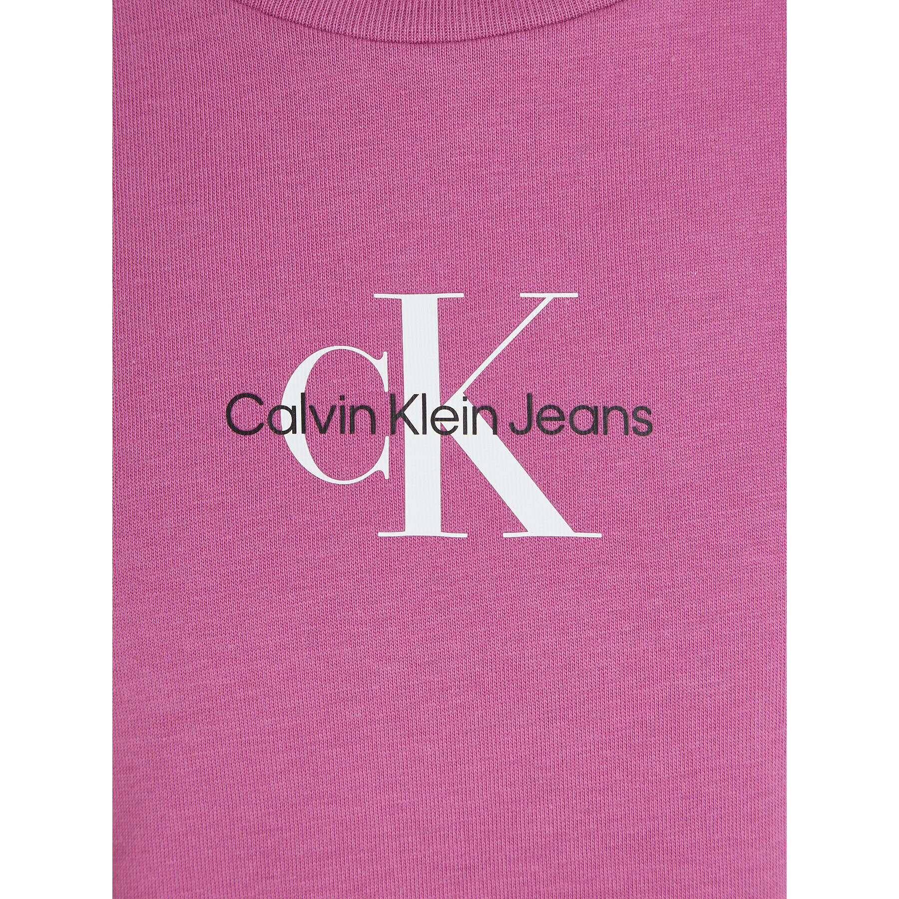 Calvin Klein Jeans Тишърт Micro Monogram IG0IG01470 Розов Slim Fit - Pepit.bg