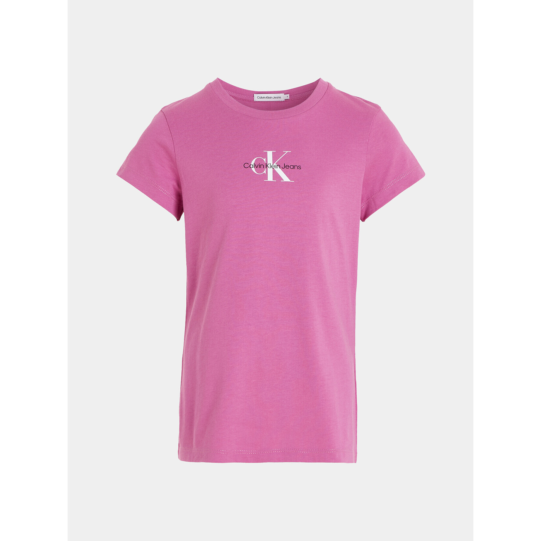 Calvin Klein Jeans Тишърт Micro Monogram IG0IG01470 Розов Slim Fit - Pepit.bg