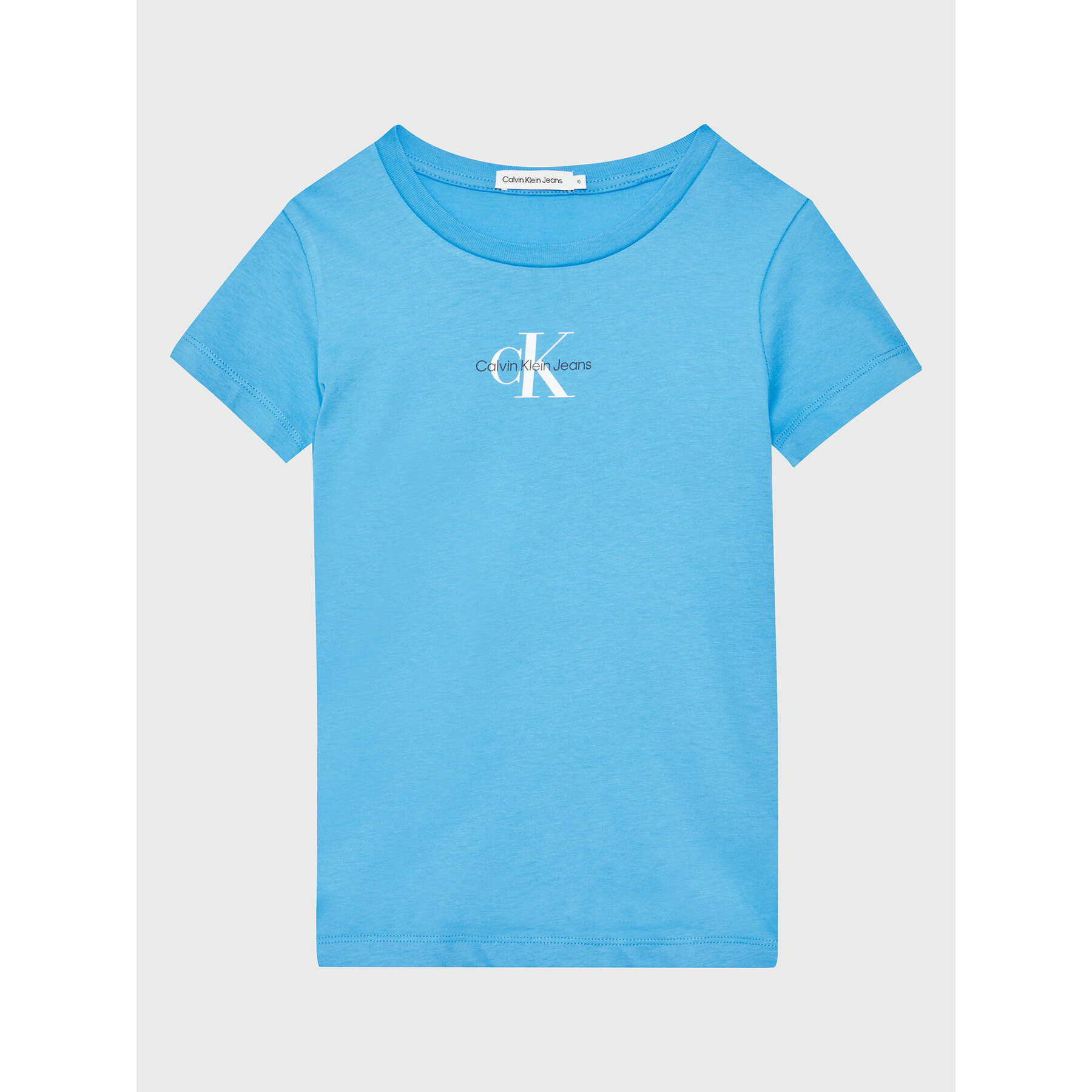 Calvin Klein Jeans Тишърт Micro Monogram IG0IG01470 Син Regular Fit - Pepit.bg