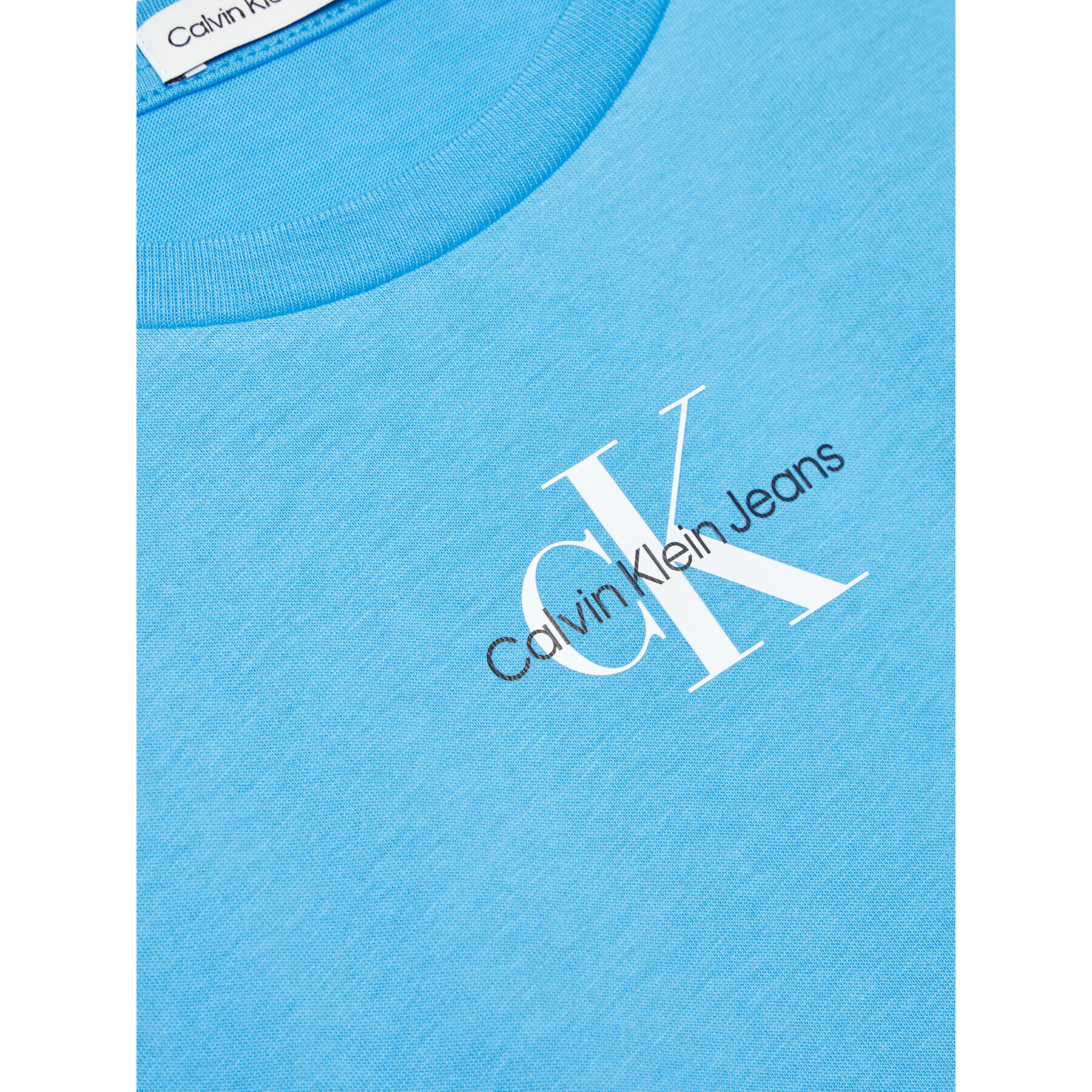 Calvin Klein Jeans Тишърт Micro Monogram IG0IG01470 Син Regular Fit - Pepit.bg