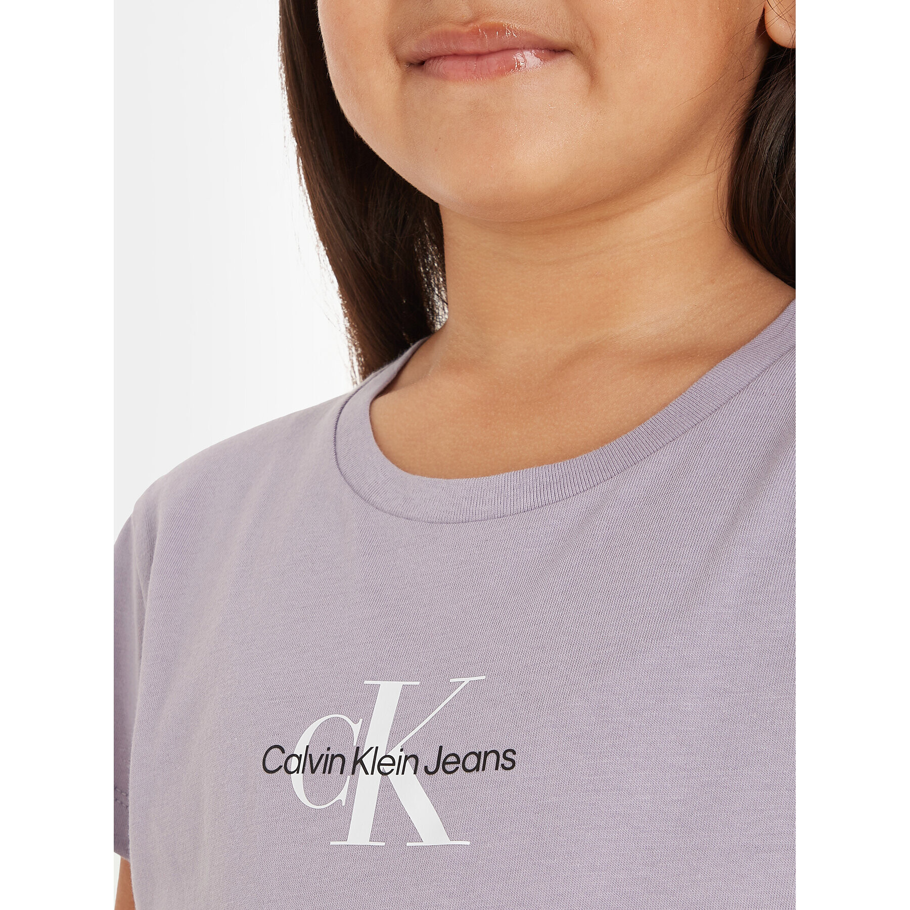 Calvin Klein Jeans Тишърт Micro Monogram IG0IG01470 Виолетов Regular Fit - Pepit.bg