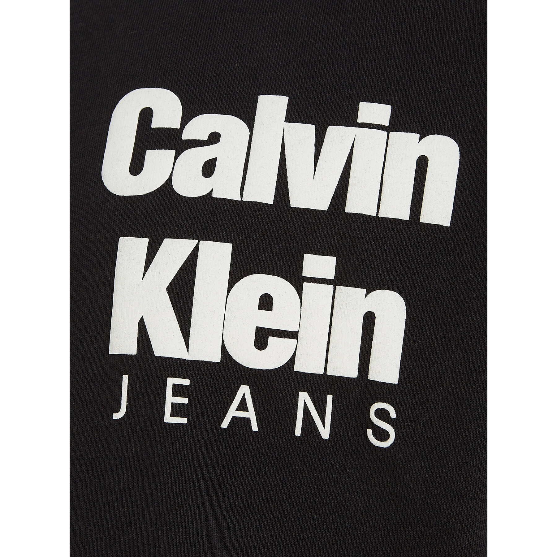 Calvin Klein Jeans Тишърт Mini Blown Up Logo IB0IB01885 Черен Regular Fit - Pepit.bg