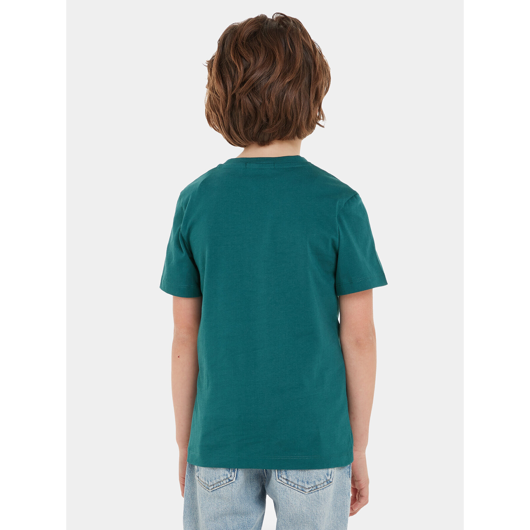 Calvin Klein Jeans Тишърт Mini Blown Up Logo IB0IB01885 Син Regular Fit - Pepit.bg