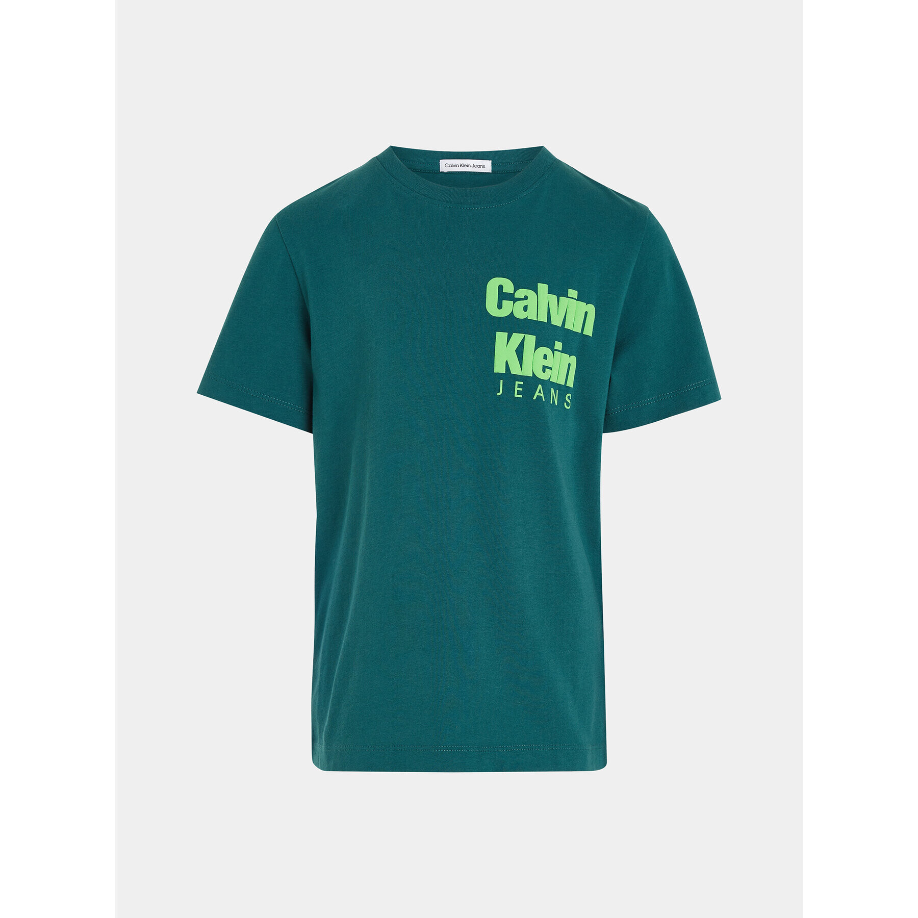 Calvin Klein Jeans Тишърт Mini Blown Up Logo IB0IB01885 Син Regular Fit - Pepit.bg