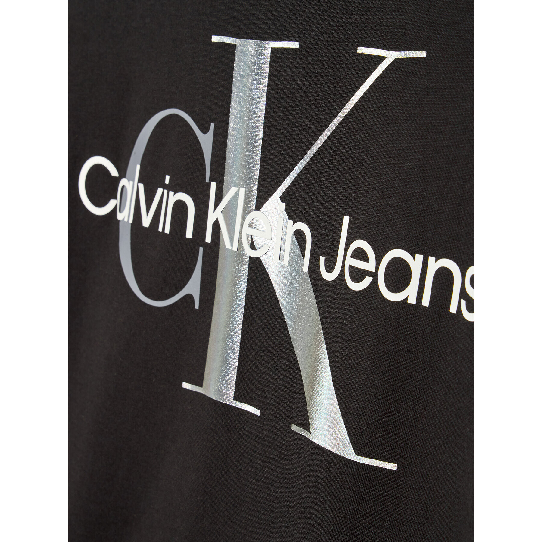 Calvin Klein Jeans Тишърт Mixed Monogram IG0IG01291 Черен Slim Fit - Pepit.bg