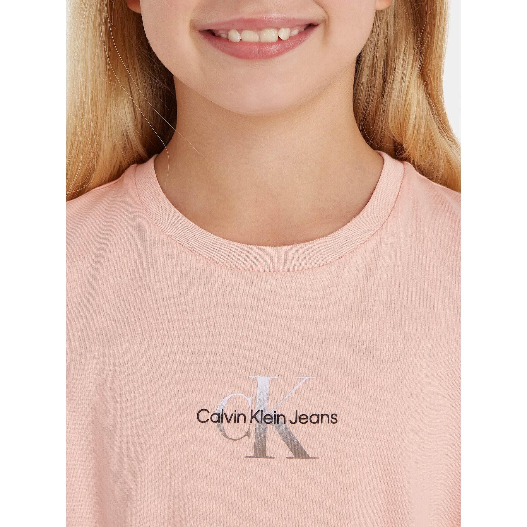 Calvin Klein Jeans Тишърт Monogram IG0IG02103 Розов Regular Fit - Pepit.bg