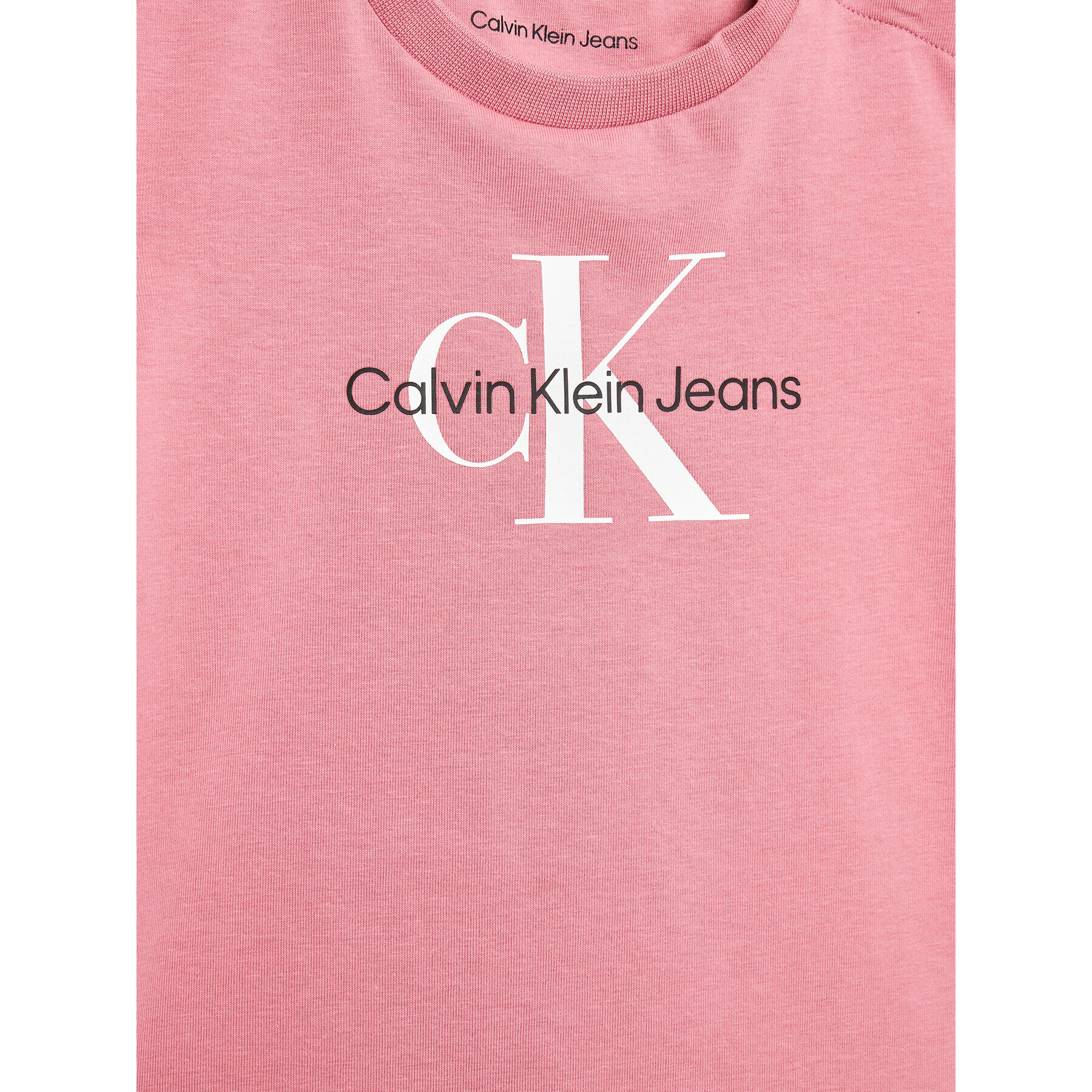 Calvin Klein Jeans Тишърт Monogram IN0IN00001 Розов Regular Fit - Pepit.bg