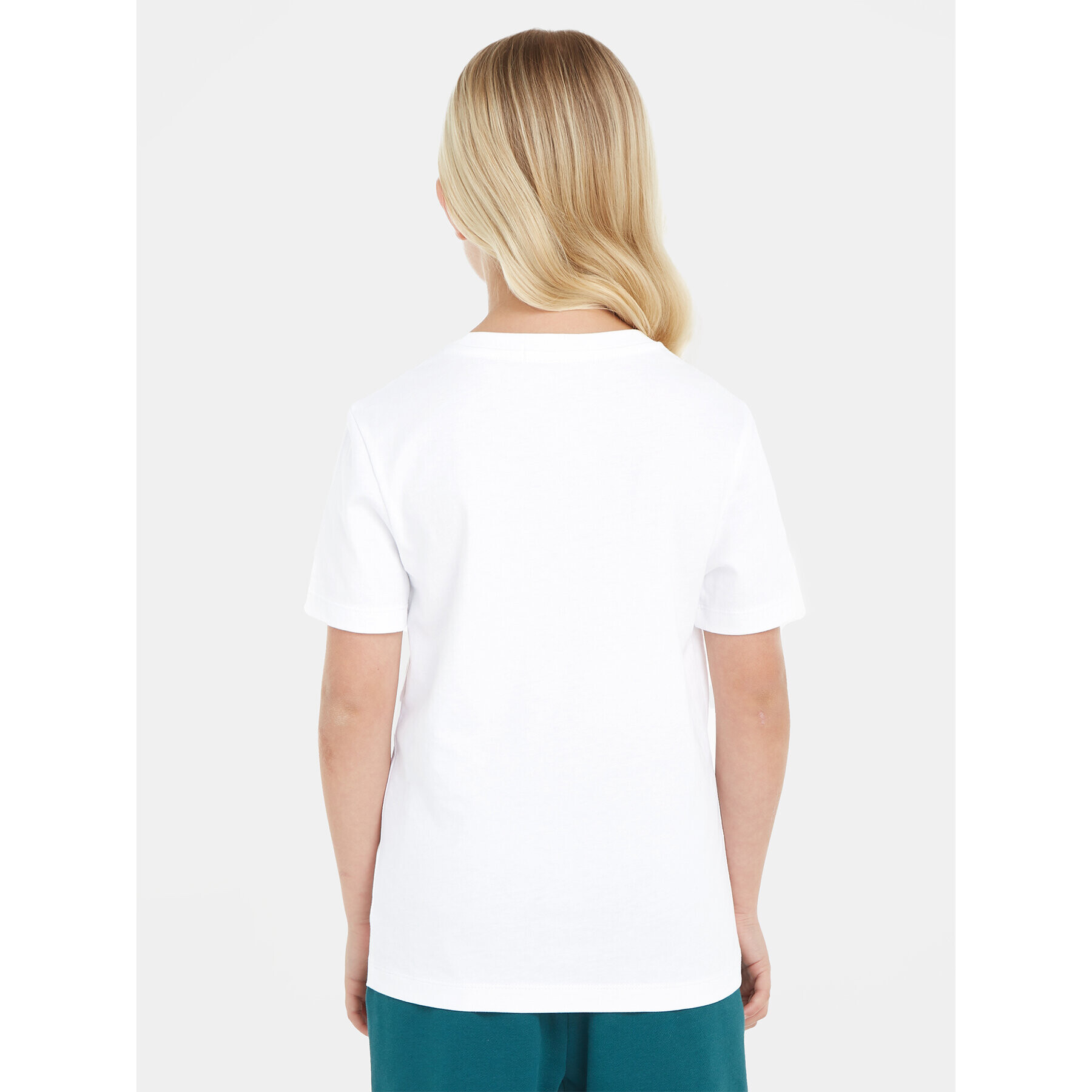 Calvin Klein Jeans Тишърт Monogram IU0IU00460 Бял Regular Fit - Pepit.bg