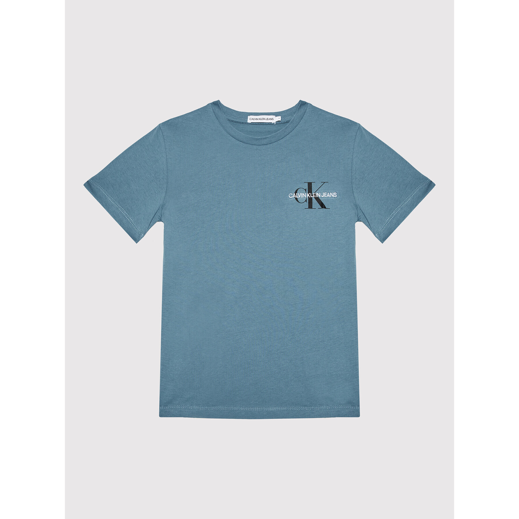 Calvin Klein Jeans Тишърт Monogram Logo IU0IU00068 Син Regular Fit - Pepit.bg