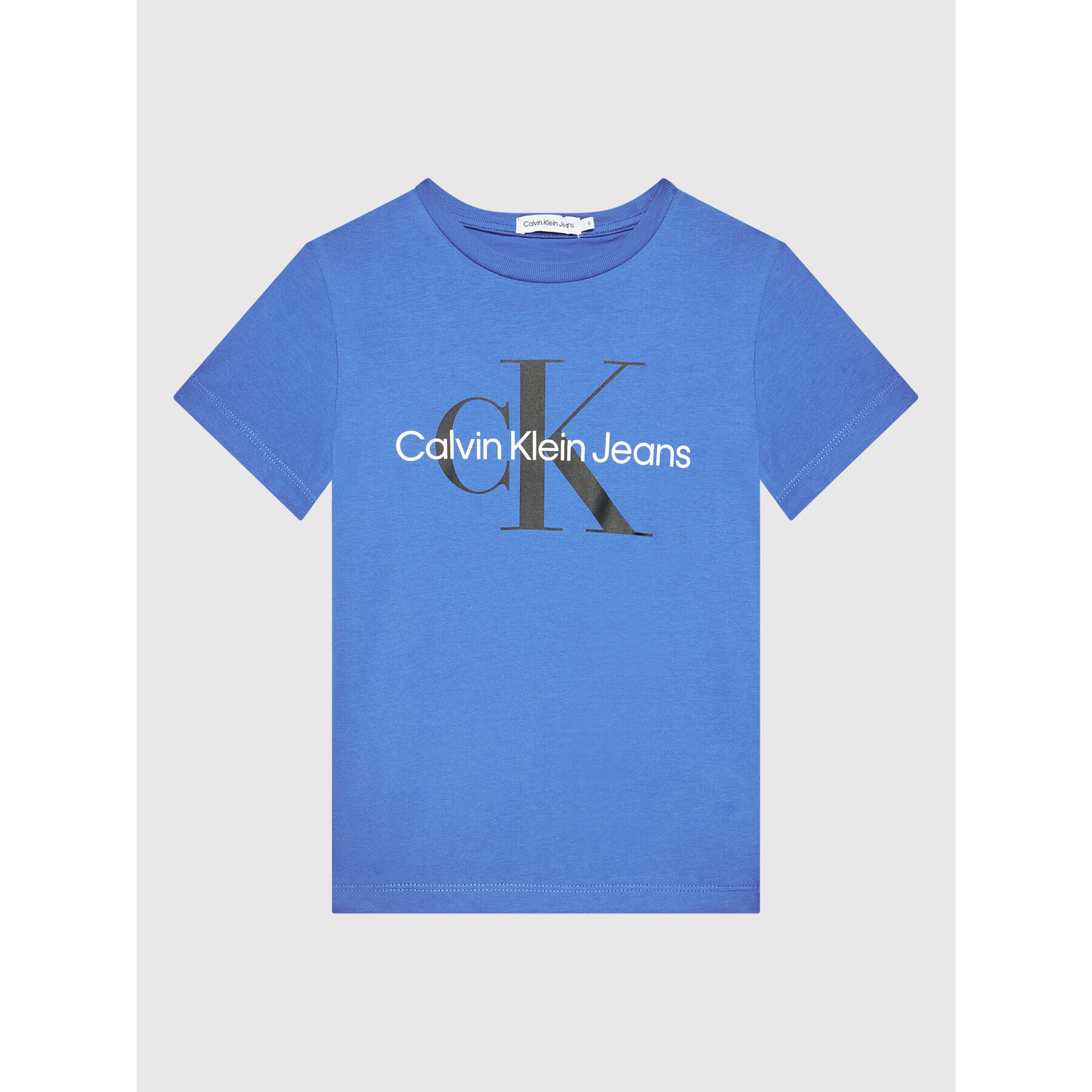Calvin Klein Jeans Тишърт Monogram Logo IU0IU00267 Син Regular Fit - Pepit.bg
