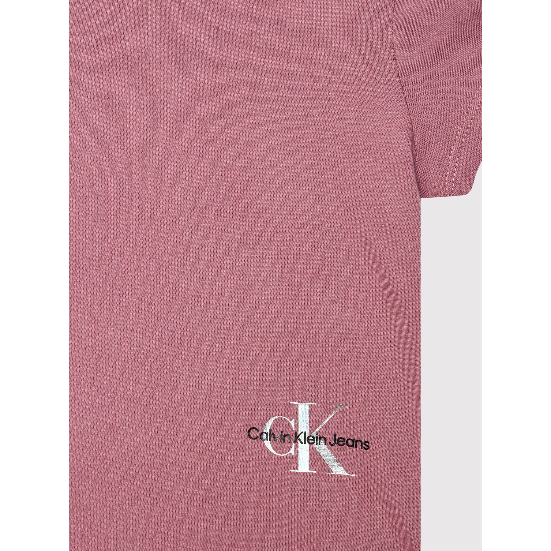 Calvin Klein Jeans Тишърт Monogram Off Placed IG0IG01297 Розов Regular Fit - Pepit.bg
