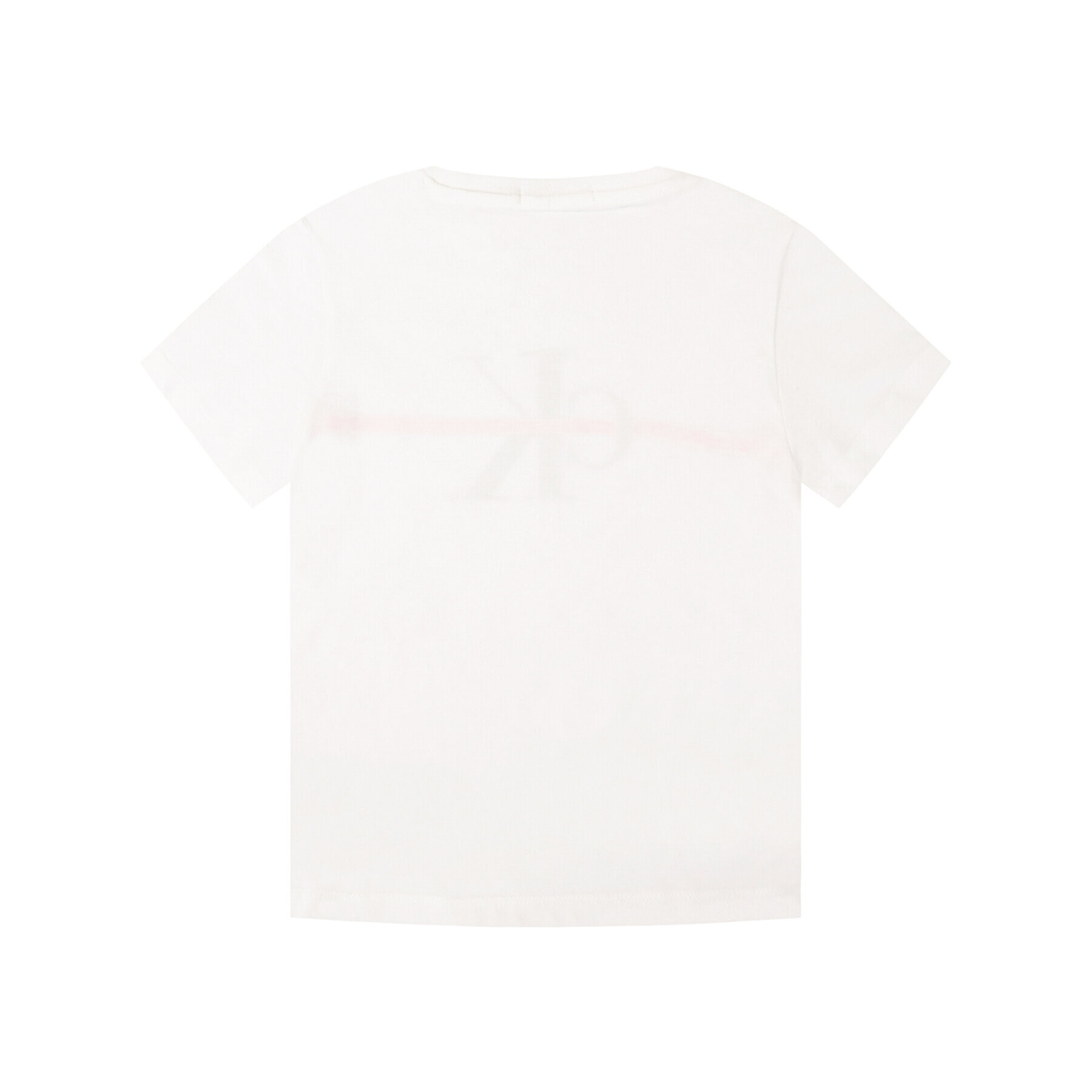 Calvin Klein Jeans Тишърт Monogram Stripe IB0IB00448 Бял Regular Fit - Pepit.bg