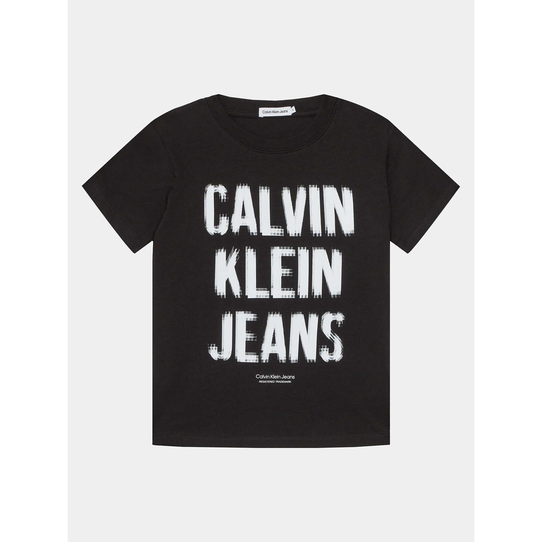 Calvin Klein Jeans Тишърт Pixel Logo IB0IB01974 Черен Relaxed Fit - Pepit.bg