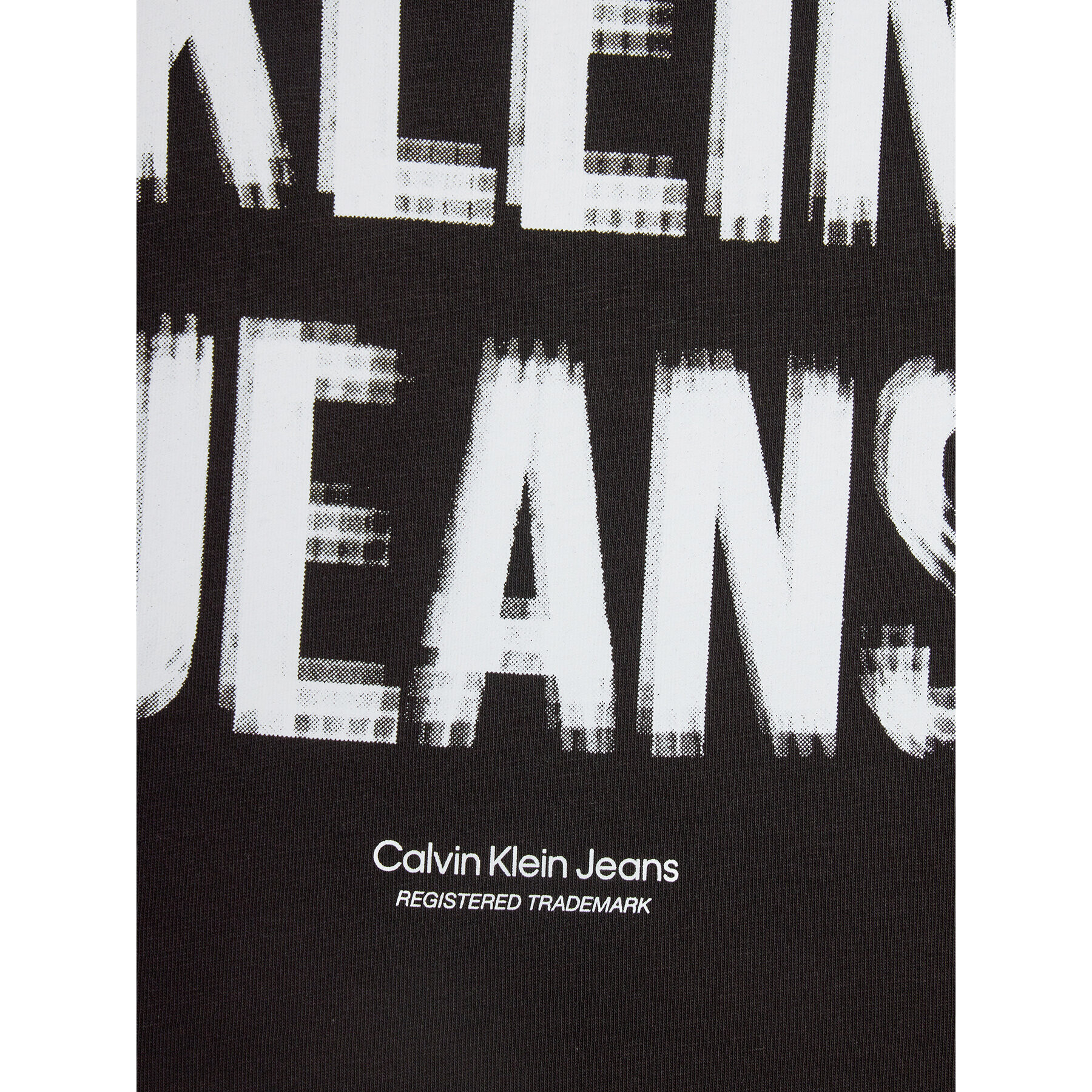 Calvin Klein Jeans Тишърт Pixel Logo IB0IB01974 Черен Relaxed Fit - Pepit.bg