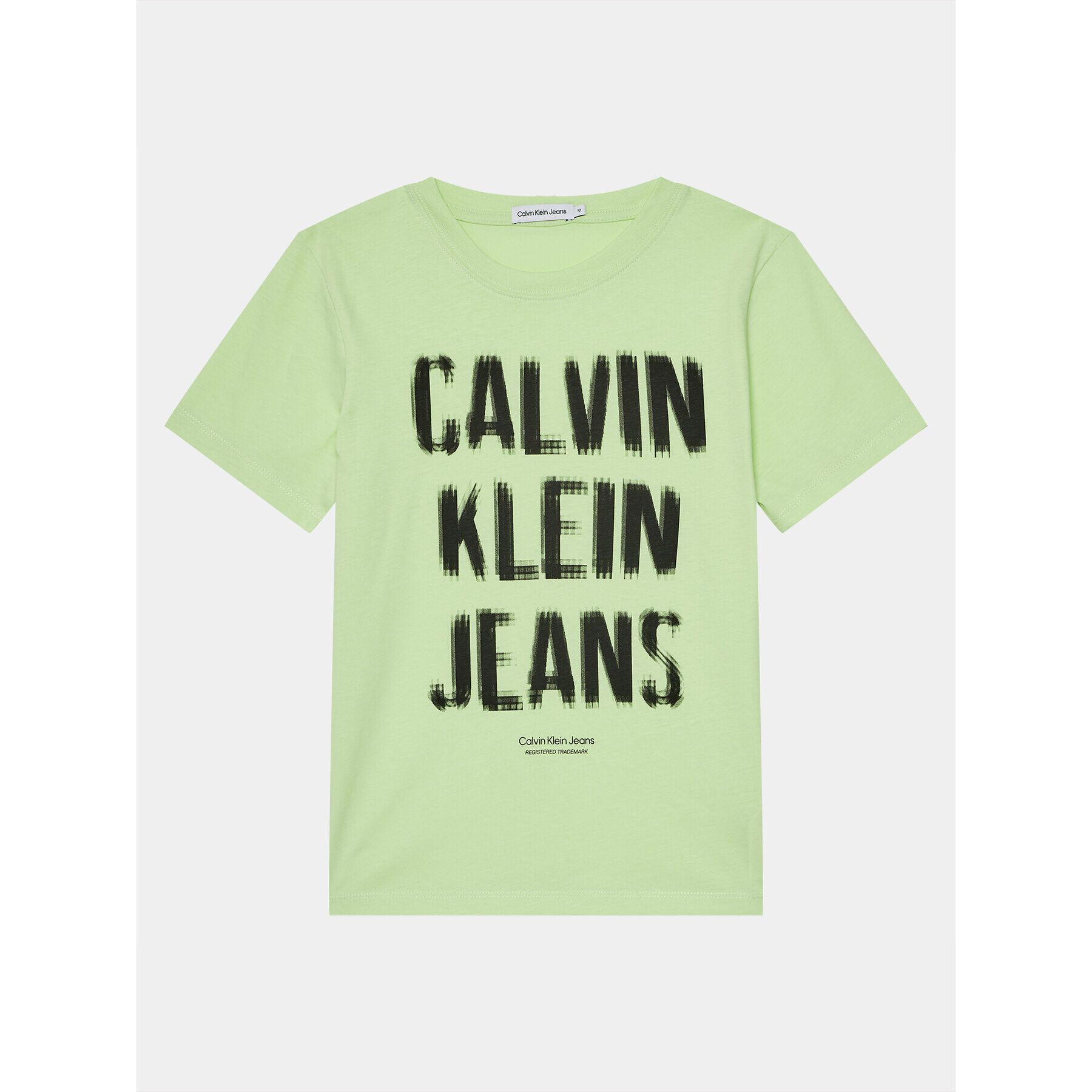 Calvin Klein Jeans Тишърт Pixel Logo IB0IB01974 Зелен Relaxed Fit - Pepit.bg