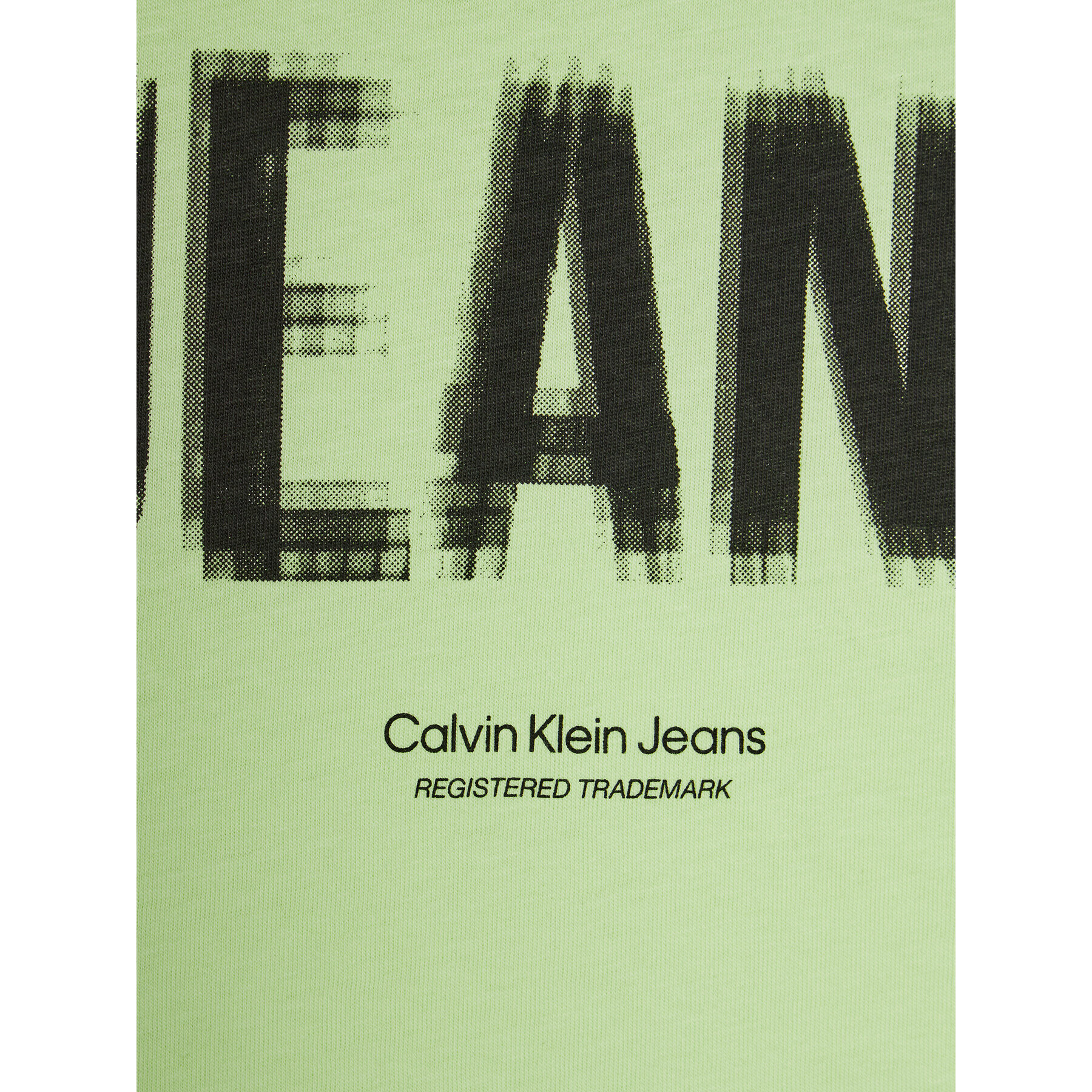 Calvin Klein Jeans Тишърт Pixel Logo IB0IB01974 Зелен Relaxed Fit - Pepit.bg