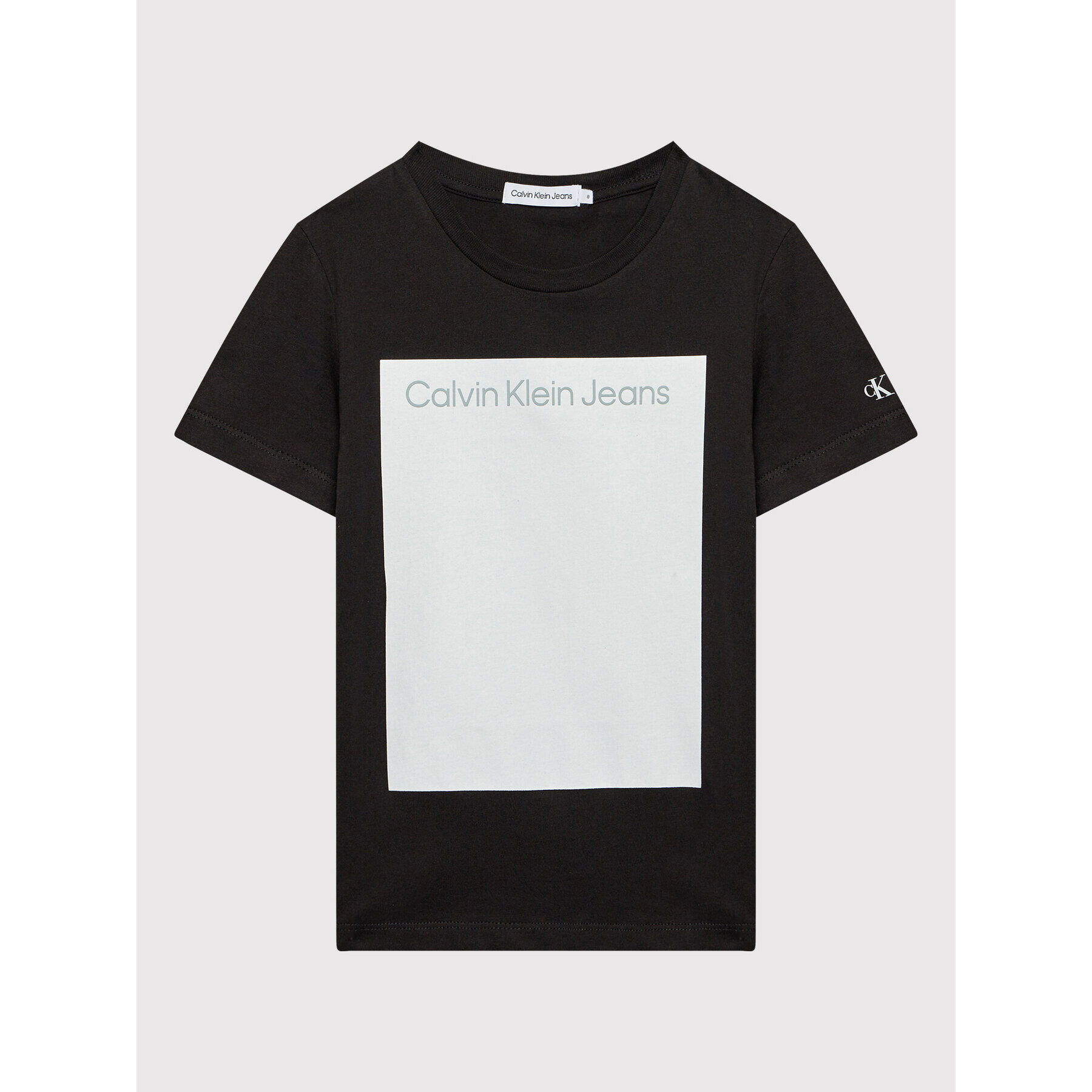 Calvin Klein Jeans Тишърт Placed Clr Block IB0IB01111 Черен Regular Fit - Pepit.bg