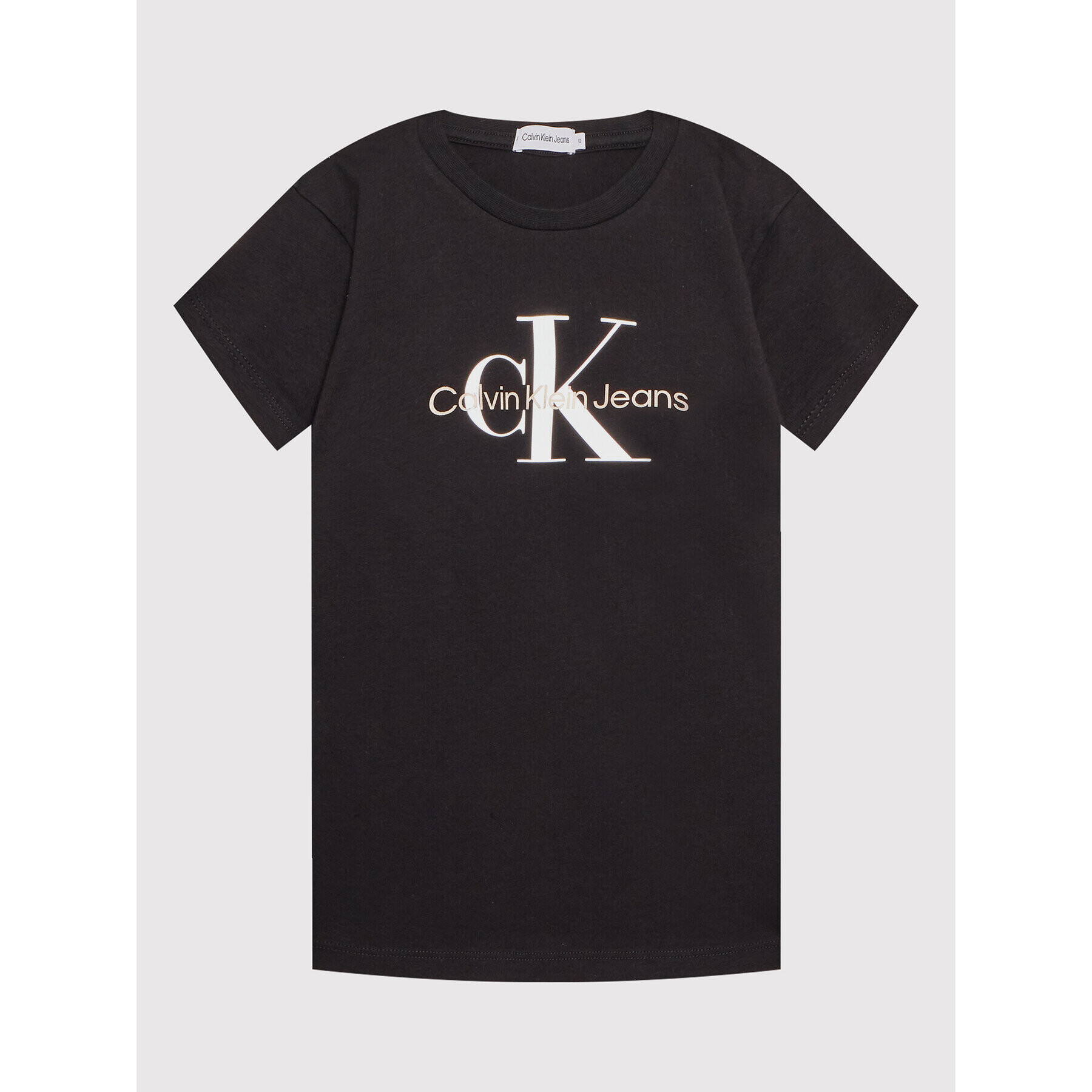 Calvin Klein Jeans Тишърт Reflective Monogram IG0IG01347 Черен Slim Fit - Pepit.bg