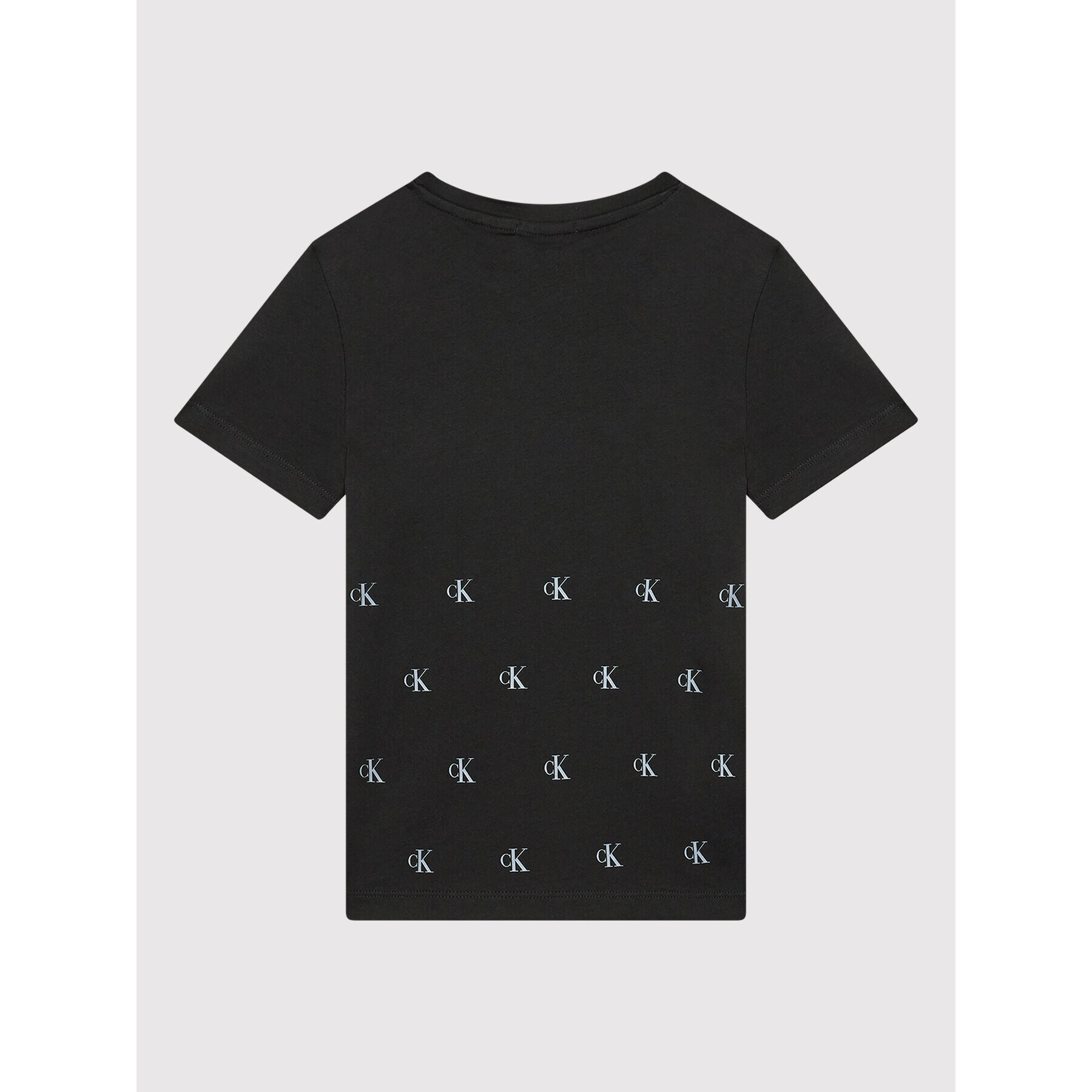 Calvin Klein Jeans Тишърт Repeated Monogram IB0IB01104 Черен Regular Fit - Pepit.bg