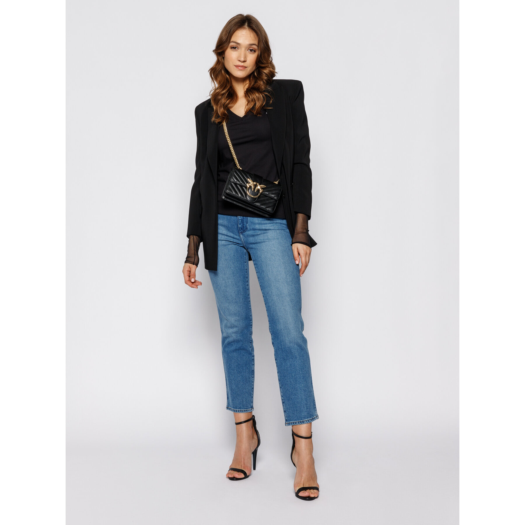 Calvin Klein Jeans Тишърт Rood J20J213716 Черен Regular Fit - Pepit.bg