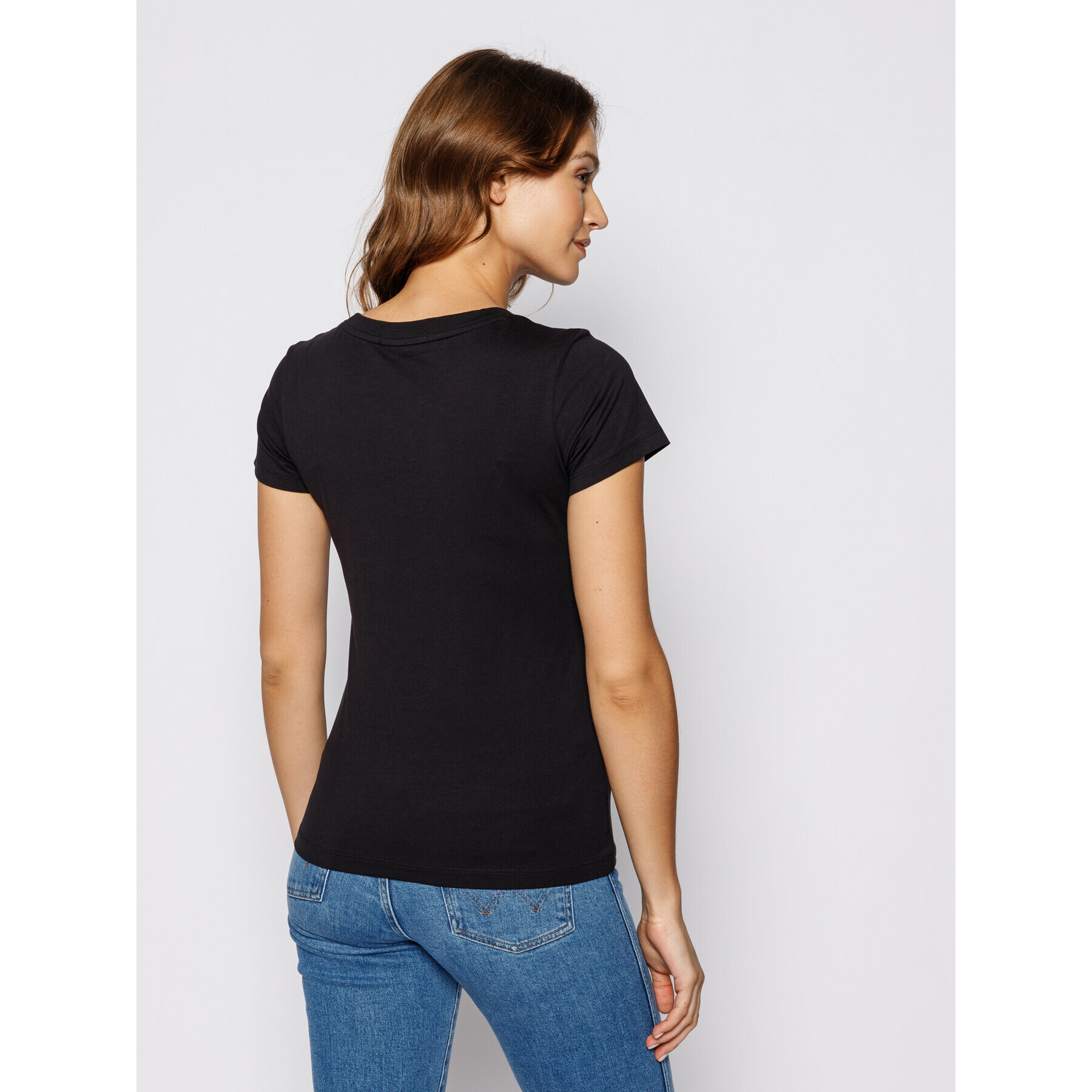 Calvin Klein Jeans Тишърт Rood J20J213716 Черен Regular Fit - Pepit.bg