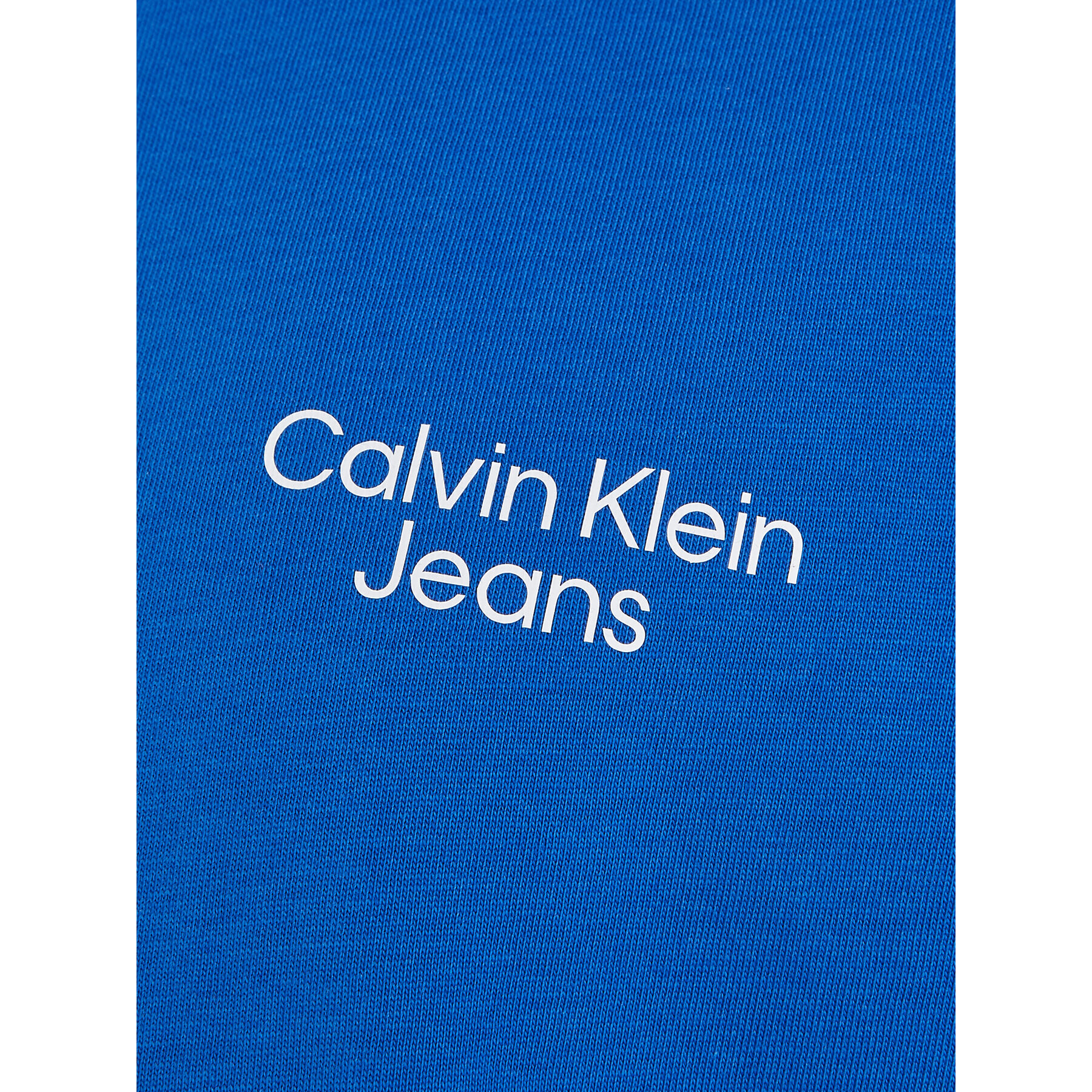 Calvin Klein Jeans Тишърт Stack Logo IB0IB01319 Син Regular Fit - Pepit.bg